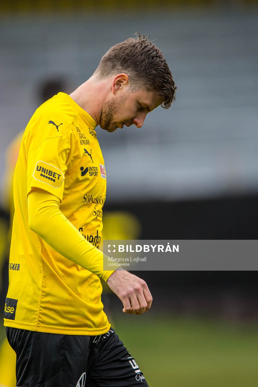 Mjällbys Joel Nilsson  deppar