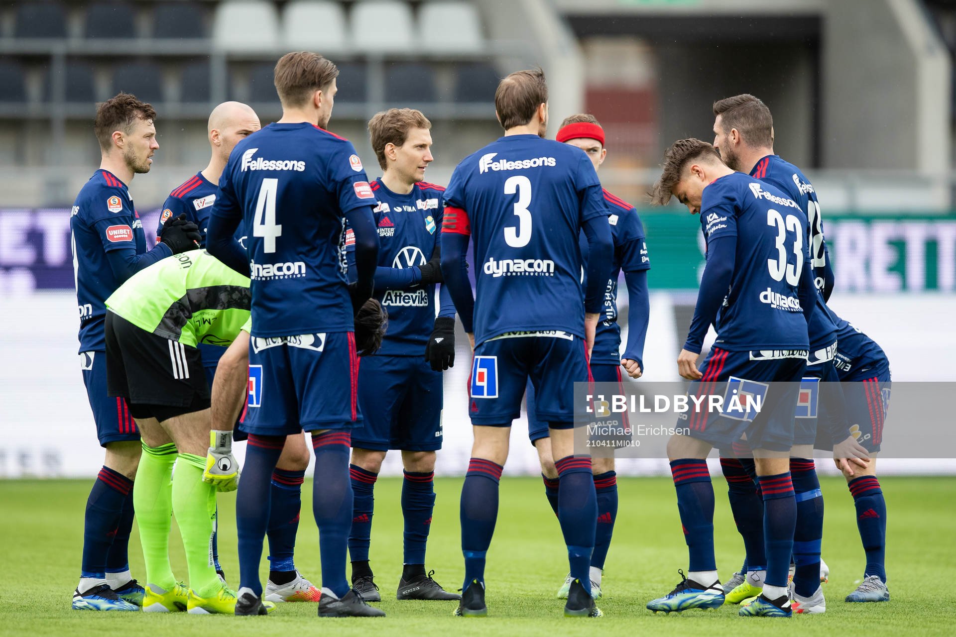 Öster samlade innan fotbollsmatchen i Superettan mellan