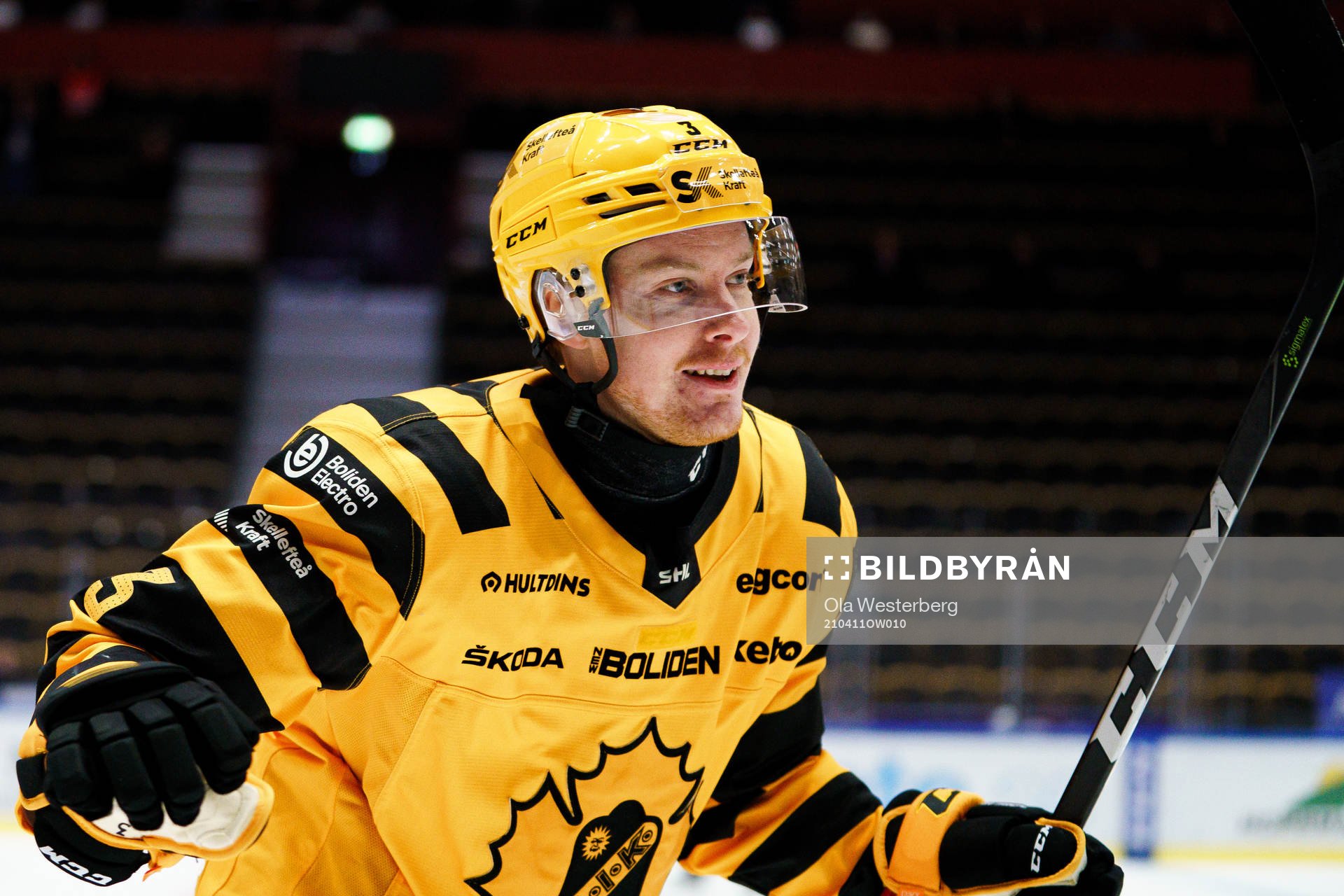 Skellefteås Niclas Burström jublar