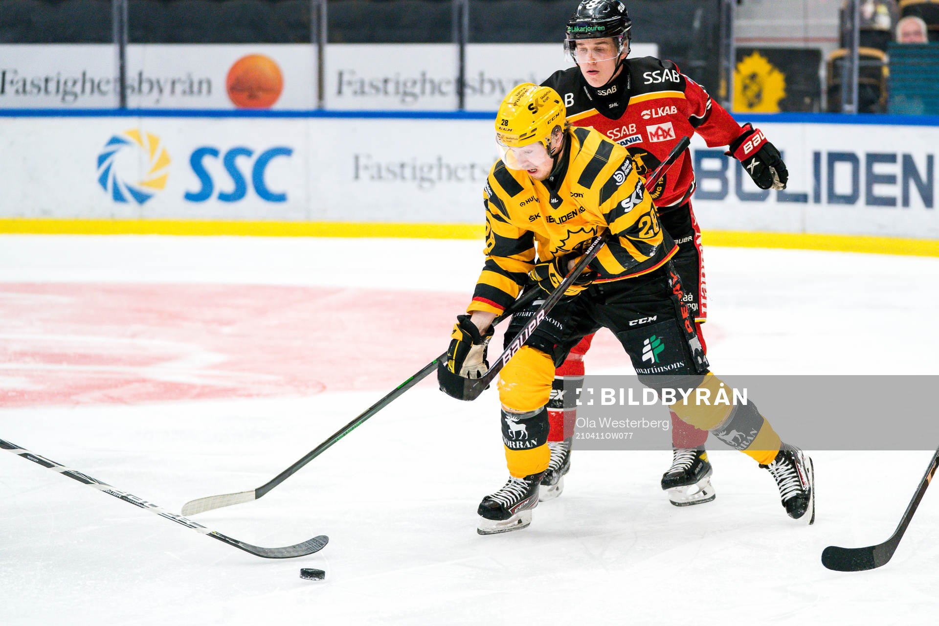 Skellefteås Jesper Frödén och Luleås Nils Lundkvist