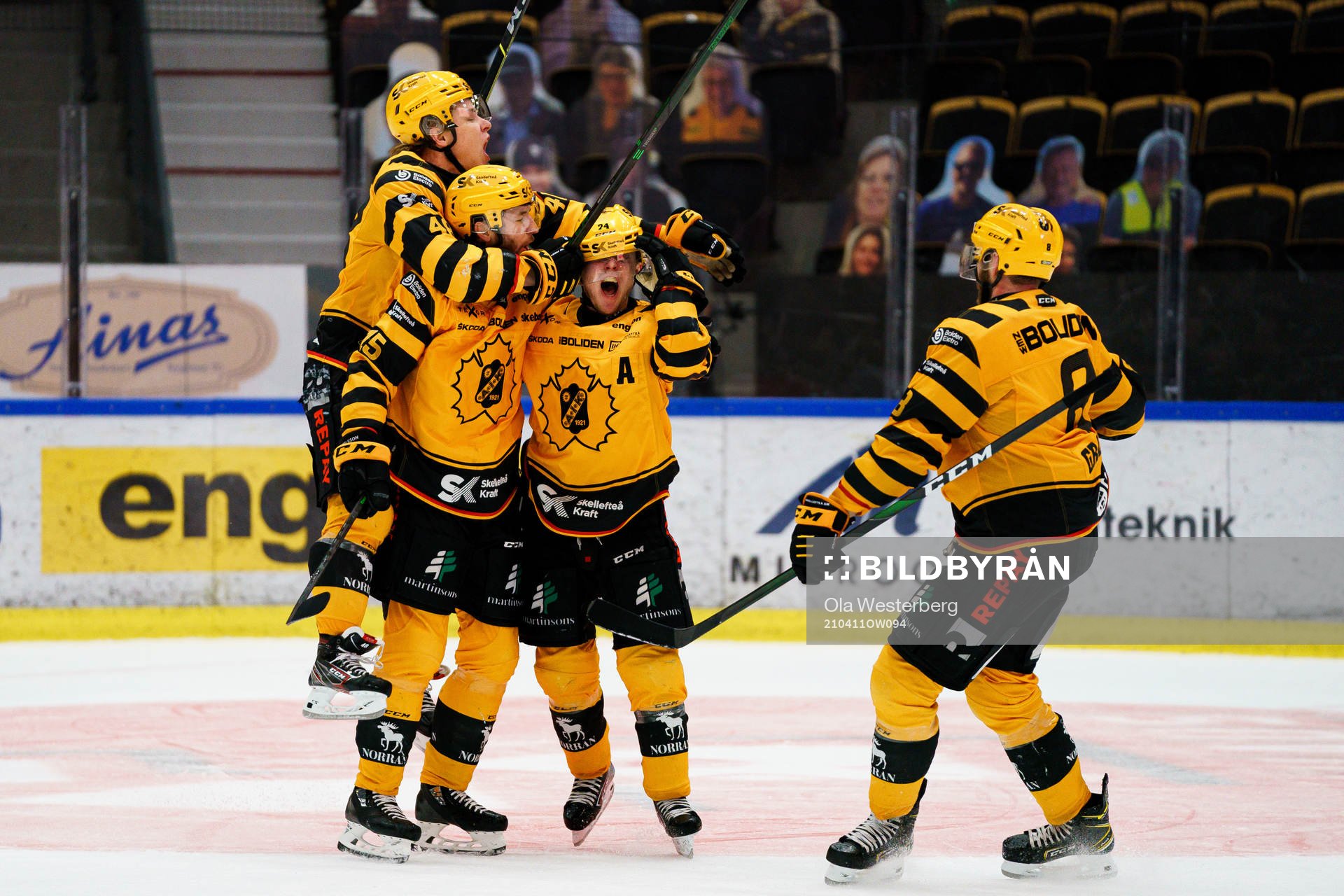 Skellefteås Melker Karlsson, Jonatan Berggren , Andreas