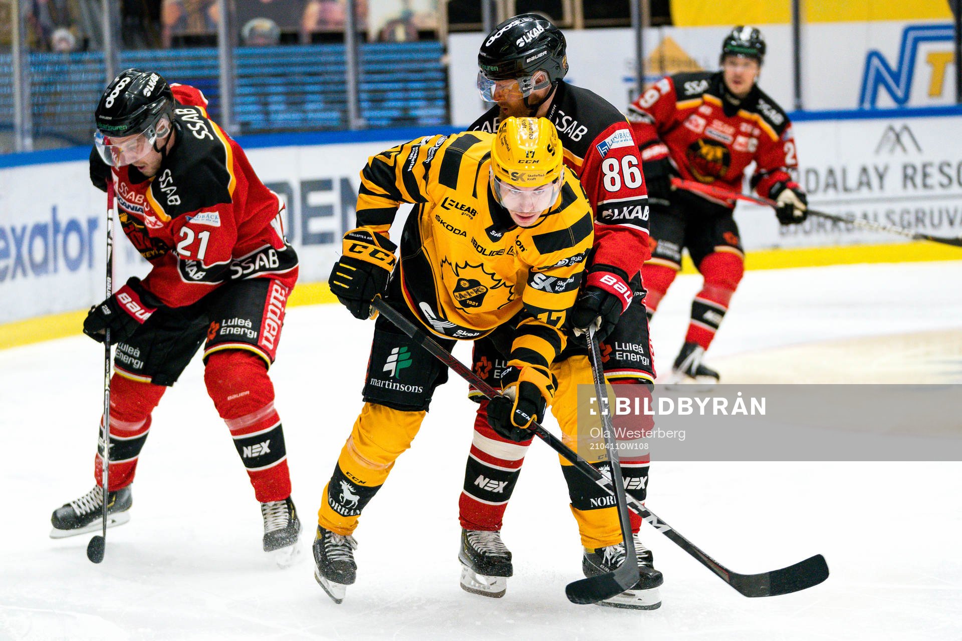 Skellefteås Pär Lindholm och Luleås Linus Klasen och