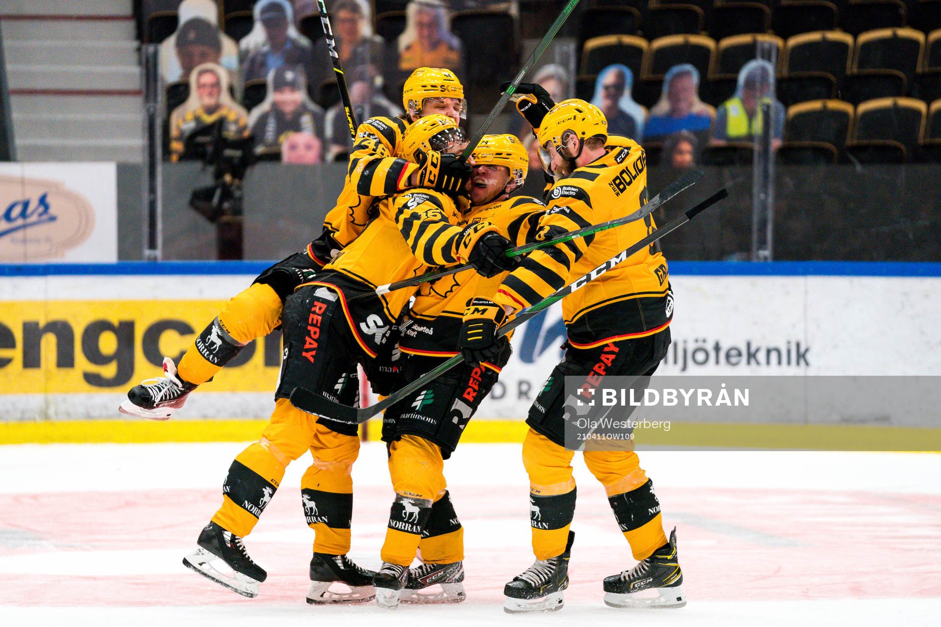 Skellefteås Melker Karlsson, Jonatan Berggren , Andreas