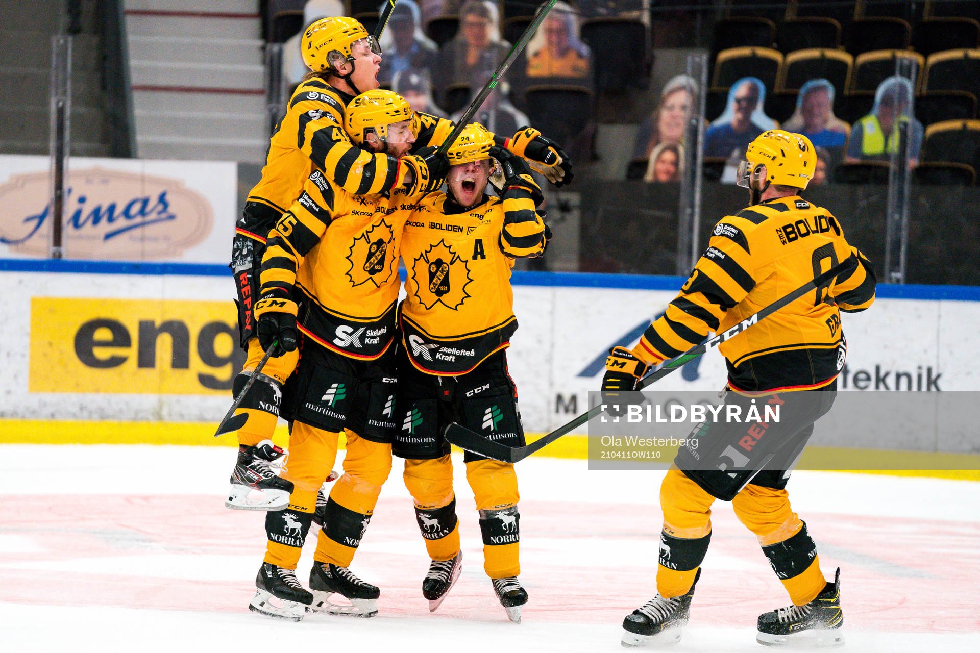 Skellefteås Melker Karlsson, Jonatan Berggren , Andreas