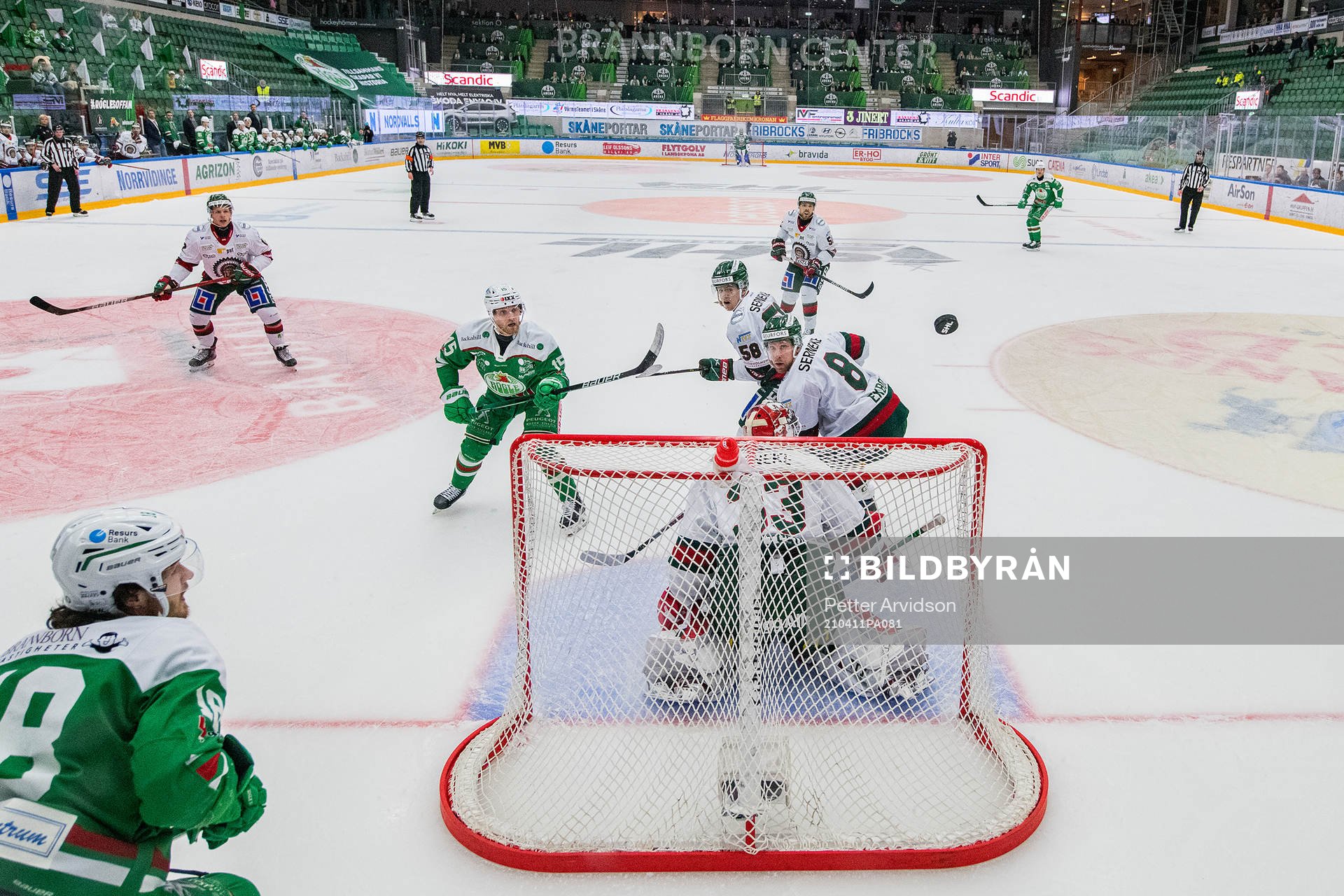 Rögles Simon Ryfors med en målchans mot Frölundas