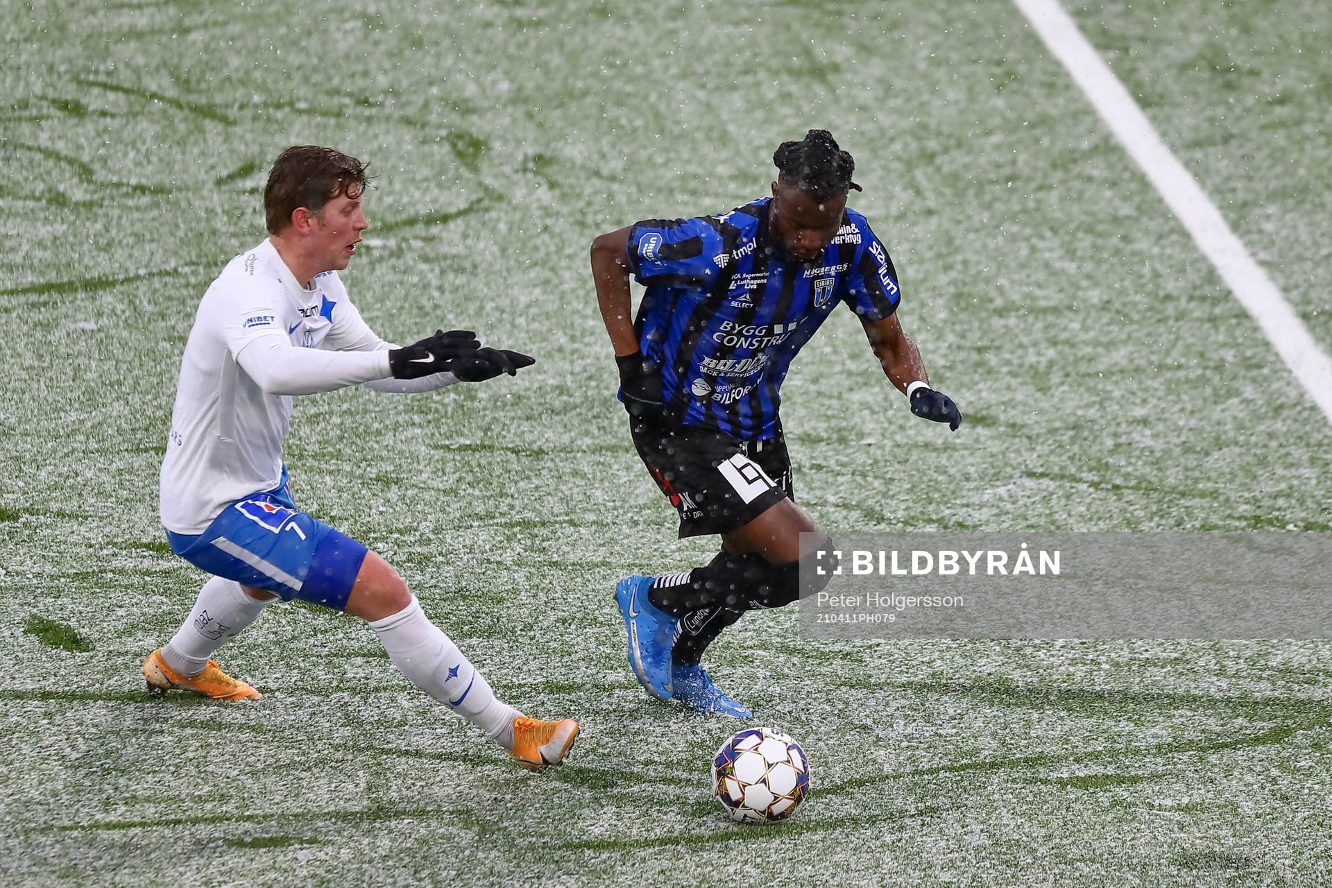 IFK Norrköpings Alexander Fransson och Sirius Joseph Colley