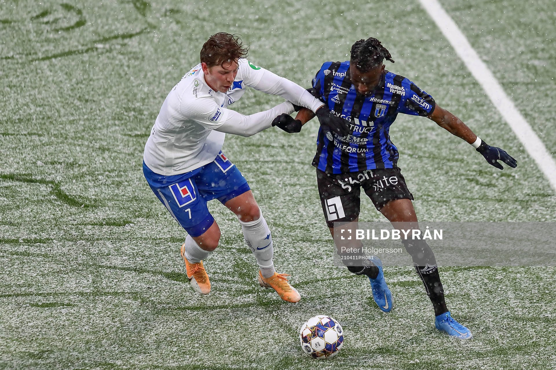 IFK Norrköpings Alexander Fransson och Sirius Joseph Colley
