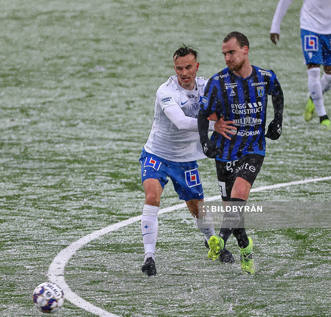 IFK Norrköpings Henrik Castegren och Sirius Adam Hellborg