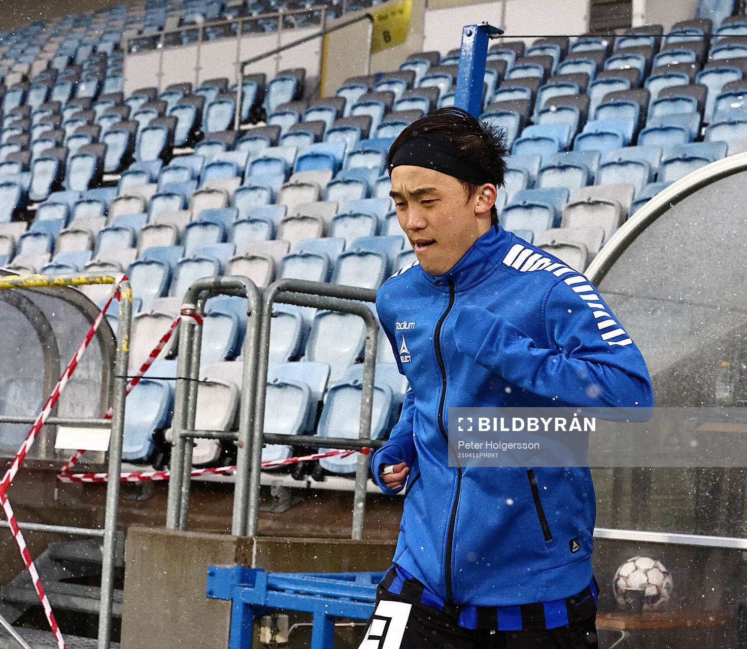 Sirius Yukiya Sugitaunder fotbollsmatchen i Allsvenskan