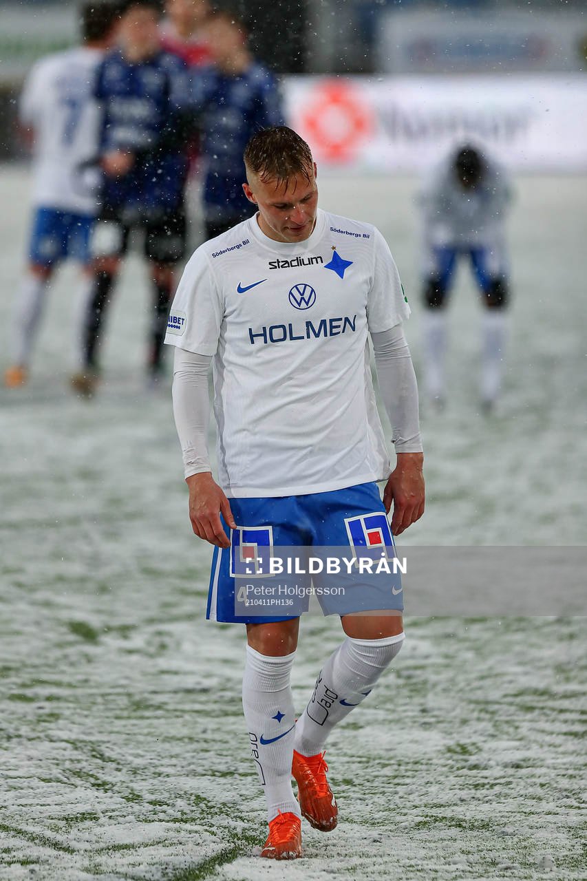 IFK Norrköpings Marco Lund Nielsen deppar