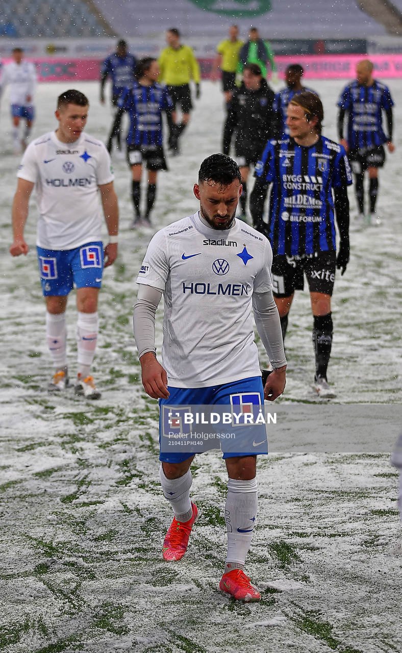 IFK Norrköpings Sead Haksabanovic deppar