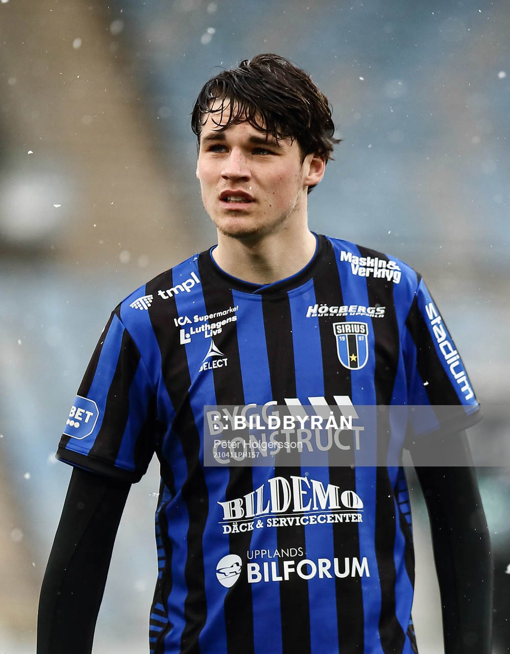 Sirius Jamie Rocheunder fotbollsmatchen i Allsvenskan