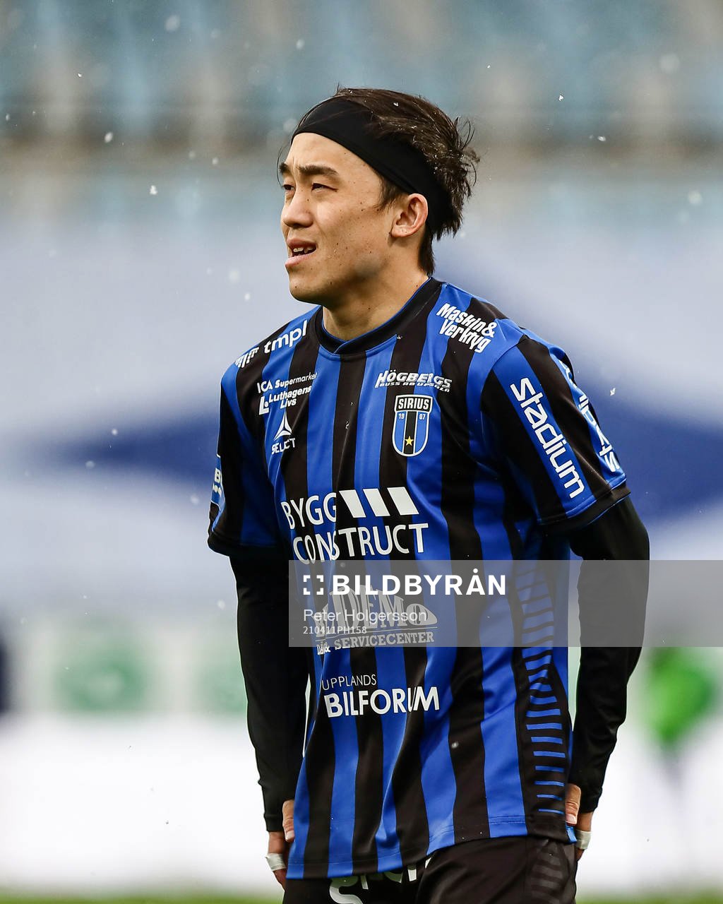 Sirius Yukiya Sugitaunder fotbollsmatchen i Allsvenskan