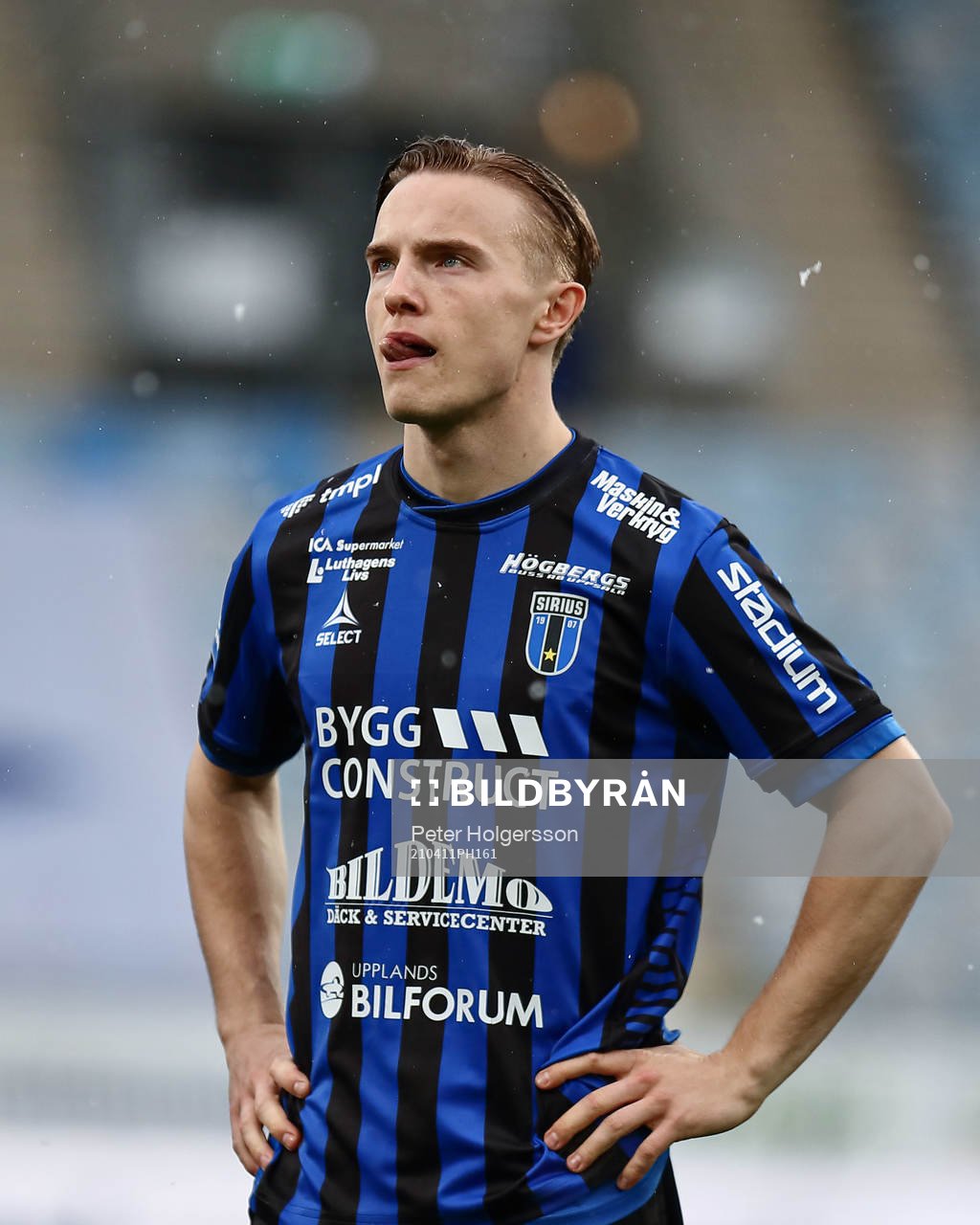 Sirius Jacob Ortmarkunder fotbollsmatchen i Allsvenskan
