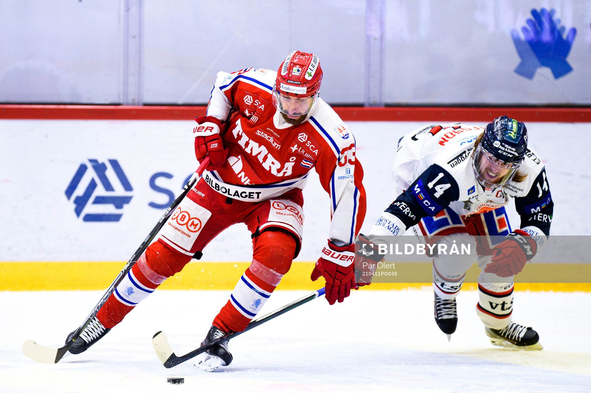 Timrås Albin Lundin och Västerviks Fabian Ilestedt