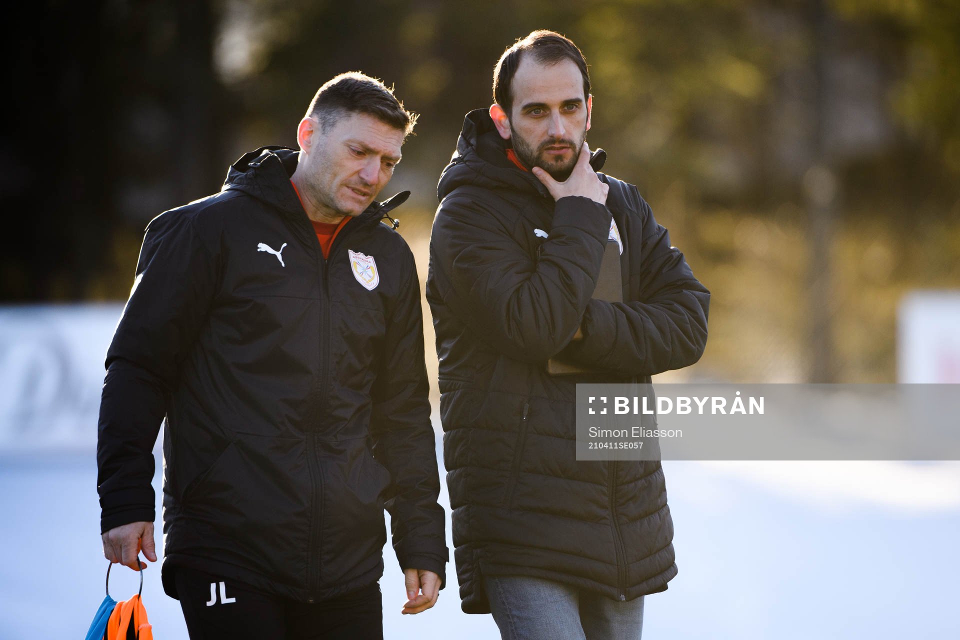 Assyriskas tränare Johan Ländin och Martin Augar