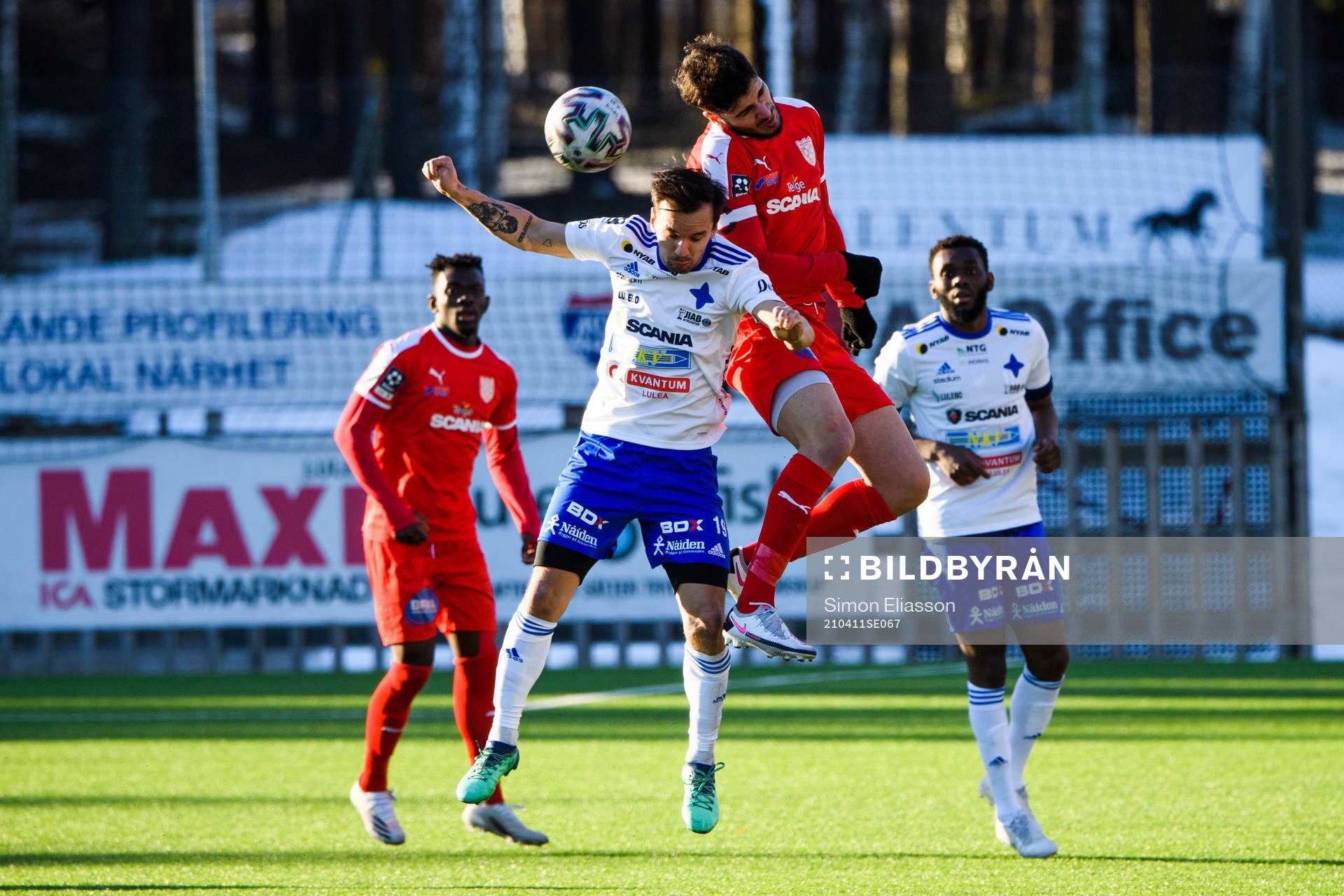 Luleås Patrik Pettersen och Assyriskas Chriastian Aphrem