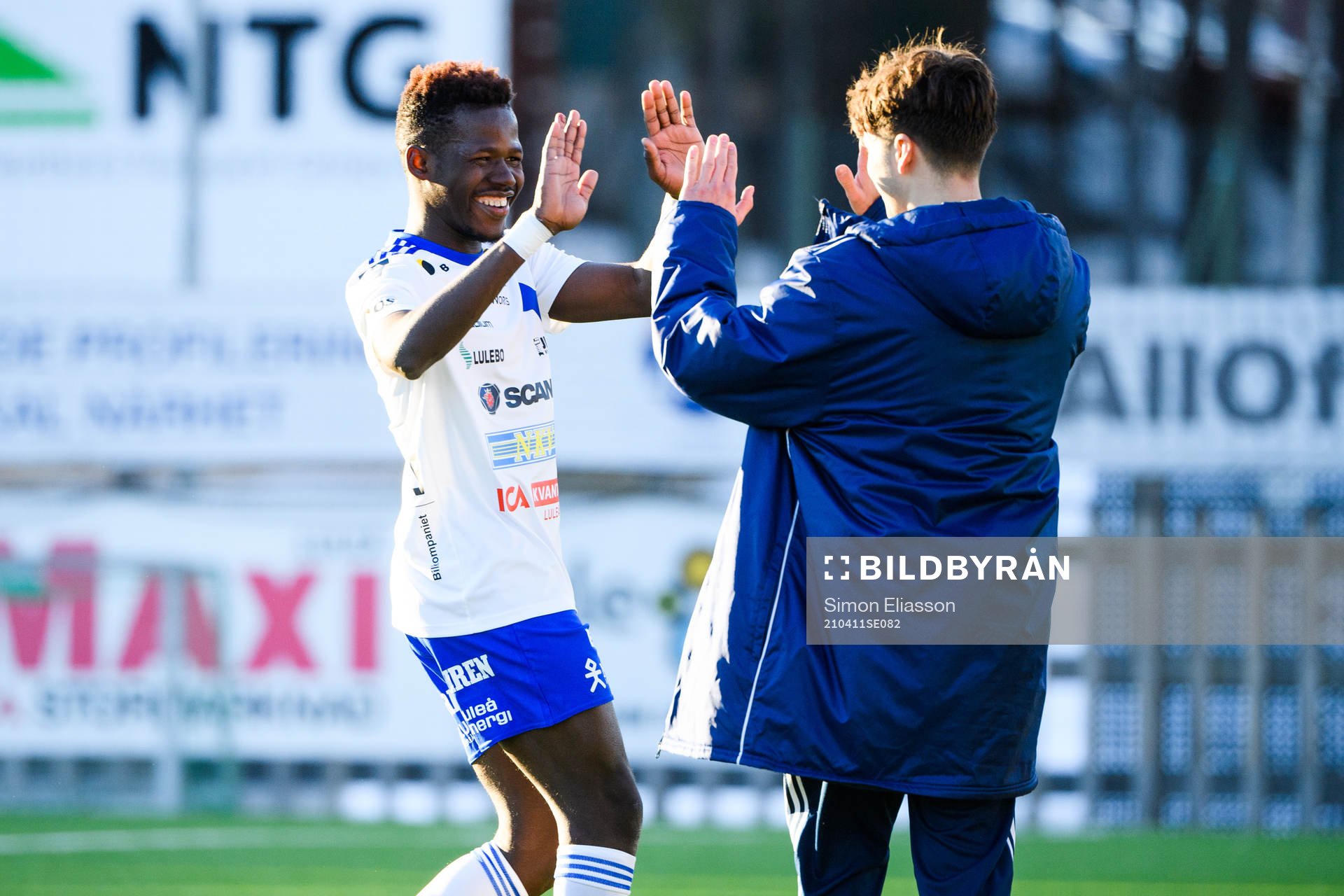 Luleås Mamadou Kouyate jublar