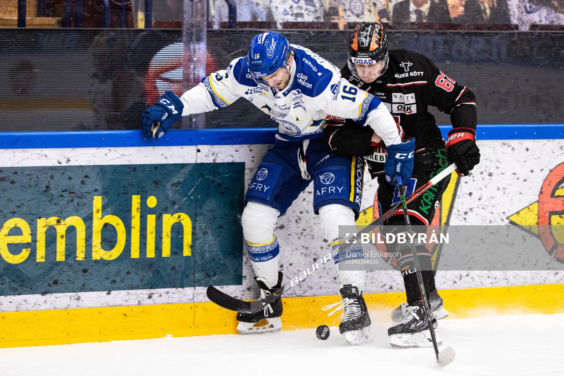 Leksands Daniel Gunnarsson och Örebros Robert Leino