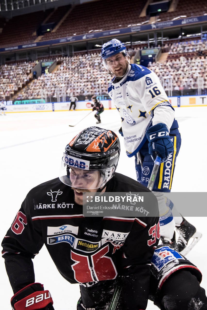 Örebros Emil Larsson och Leksands Daniel Gunnarsson