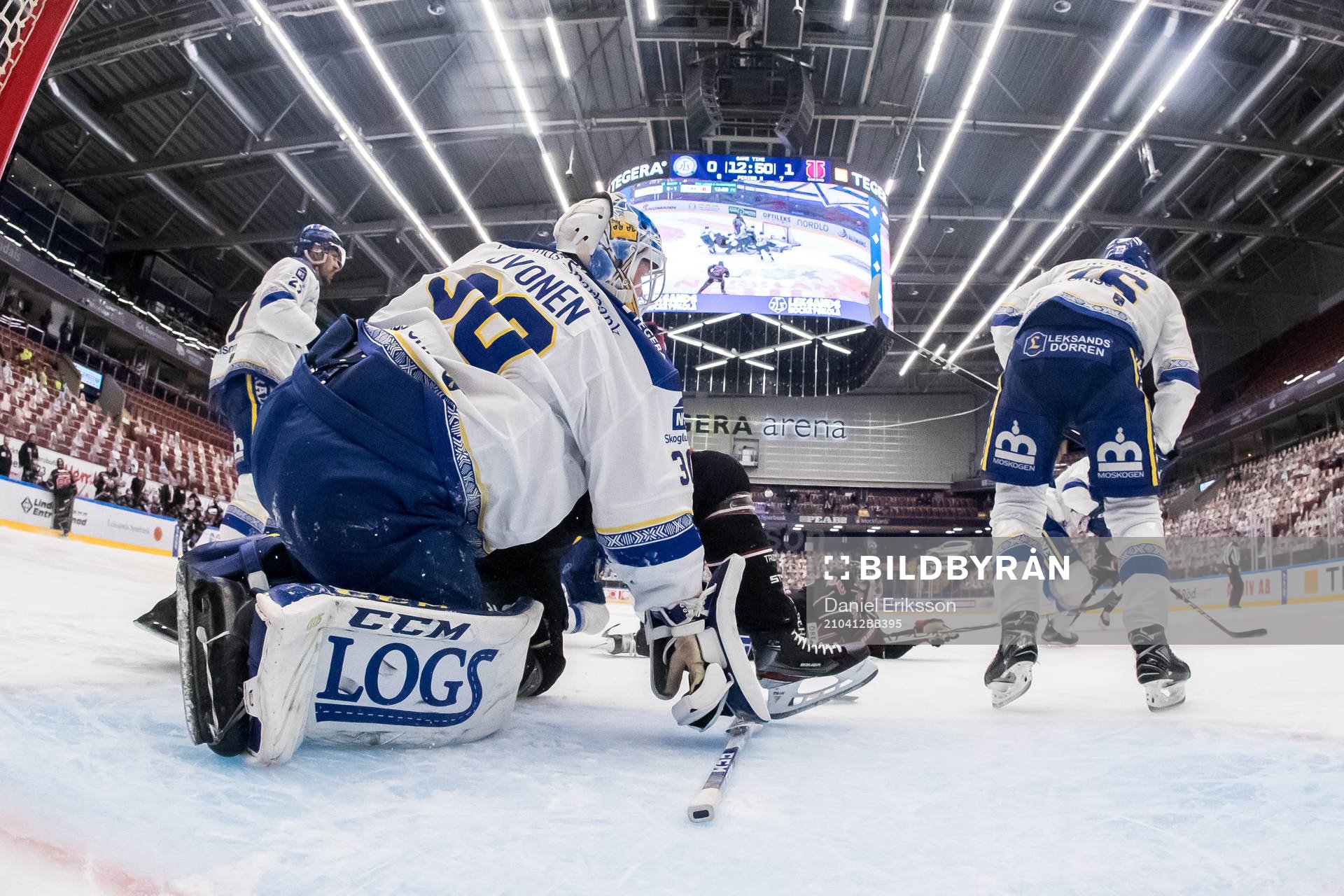 Leksands målvakt Janne Juvonen