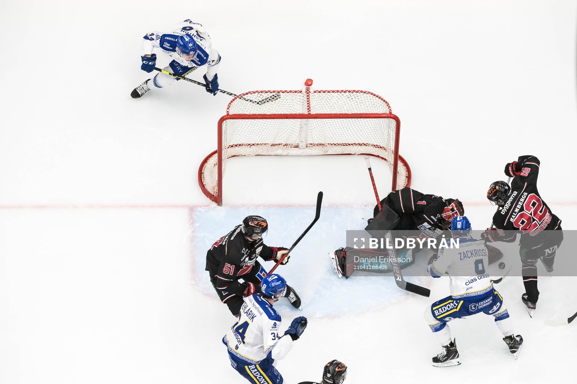 Leksands Patrik Zackrisson och Leksands Peter Cehlarik och