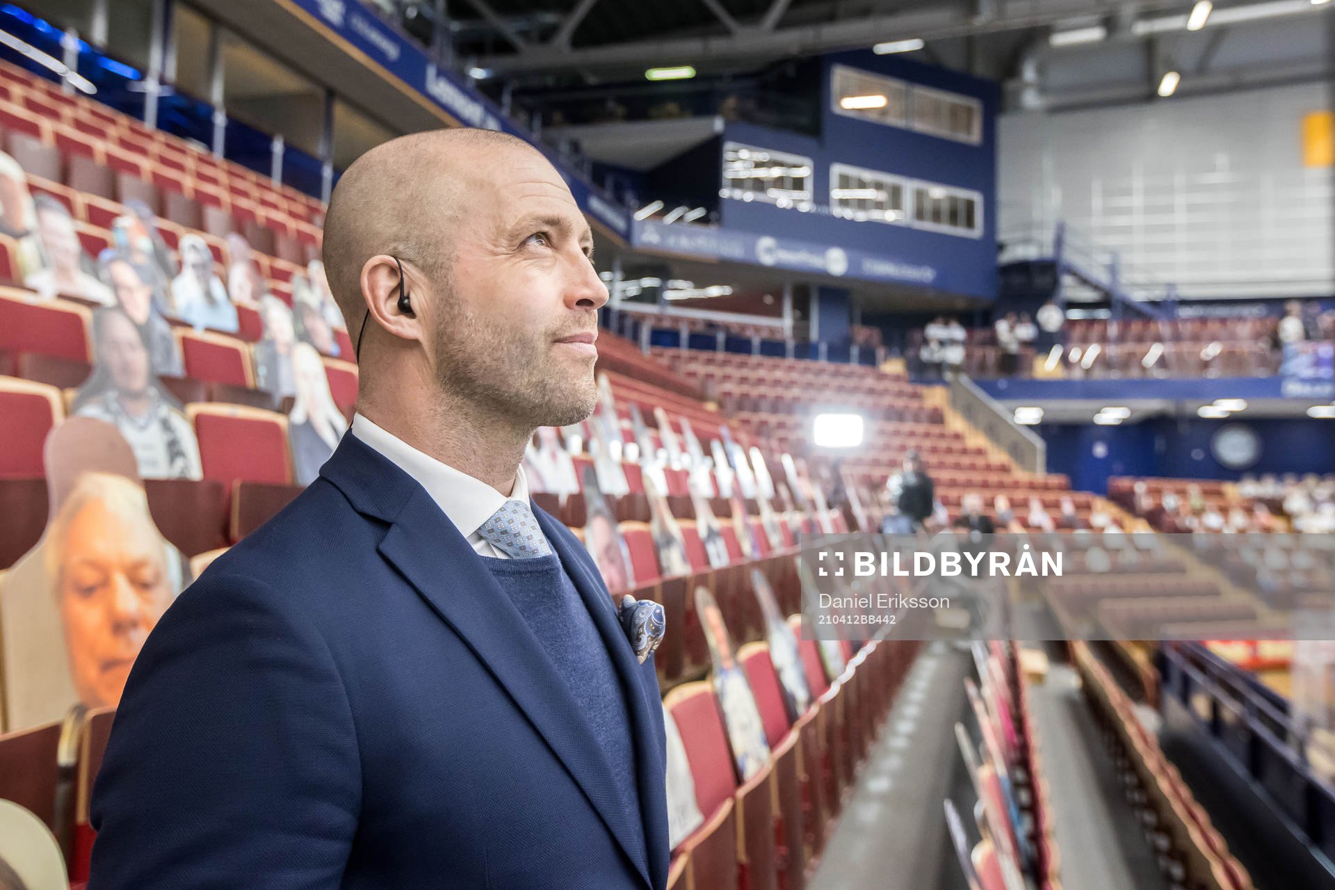 Johan Tornberg innan kvartsfinal två i SHL mellan Leksand