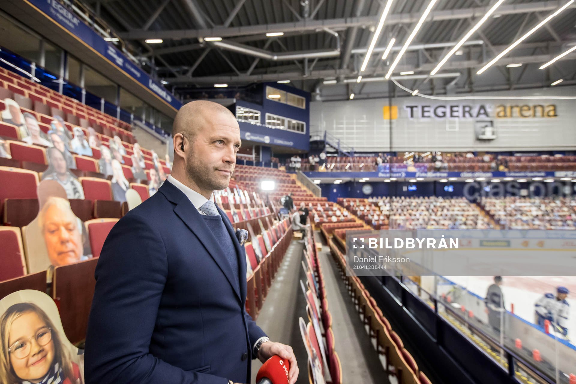 Johan Tornberg innan kvartsfinal två i SHL mellan Leksand