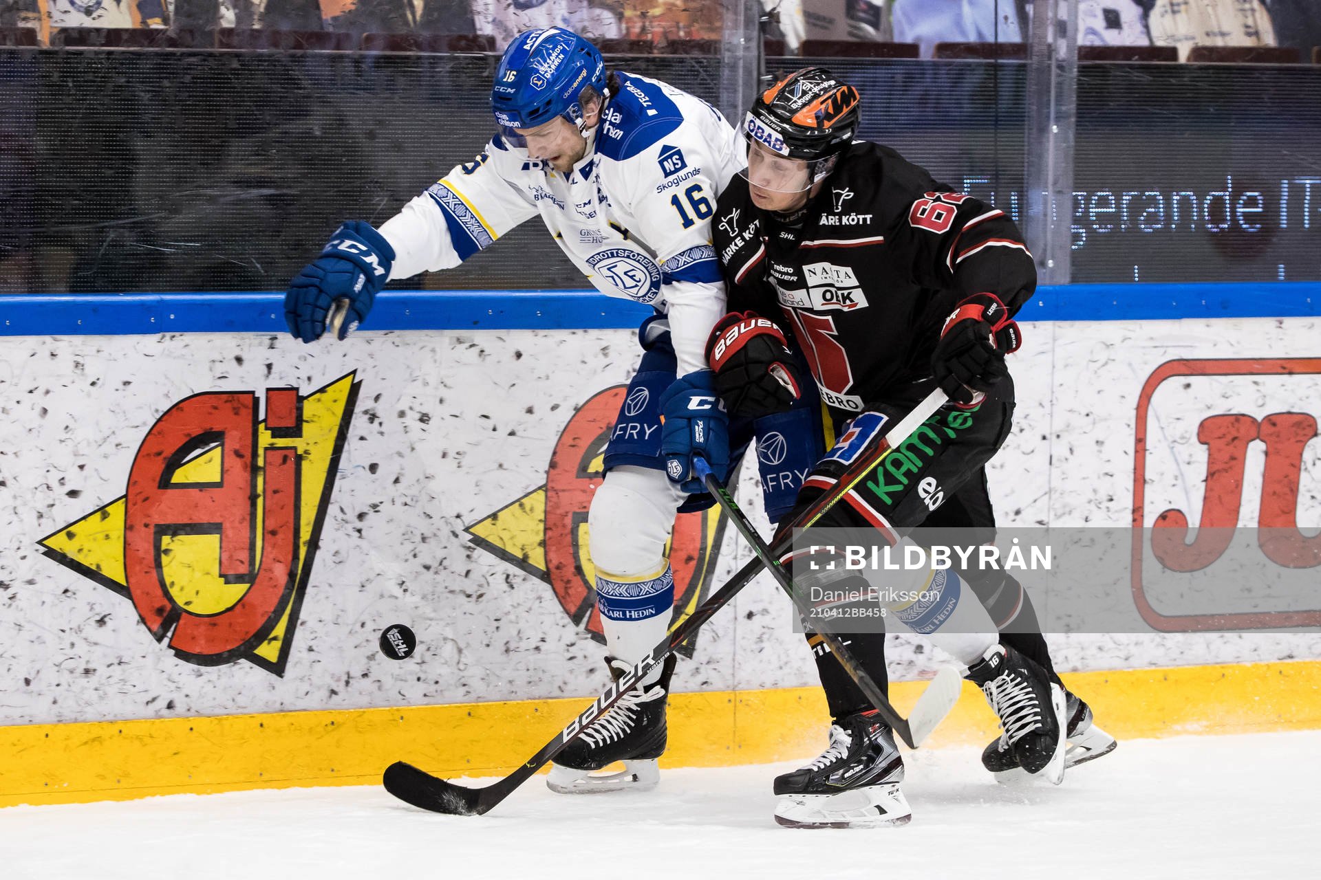 Leksands Daniel Gunnarsson och Örebros Robert Leino