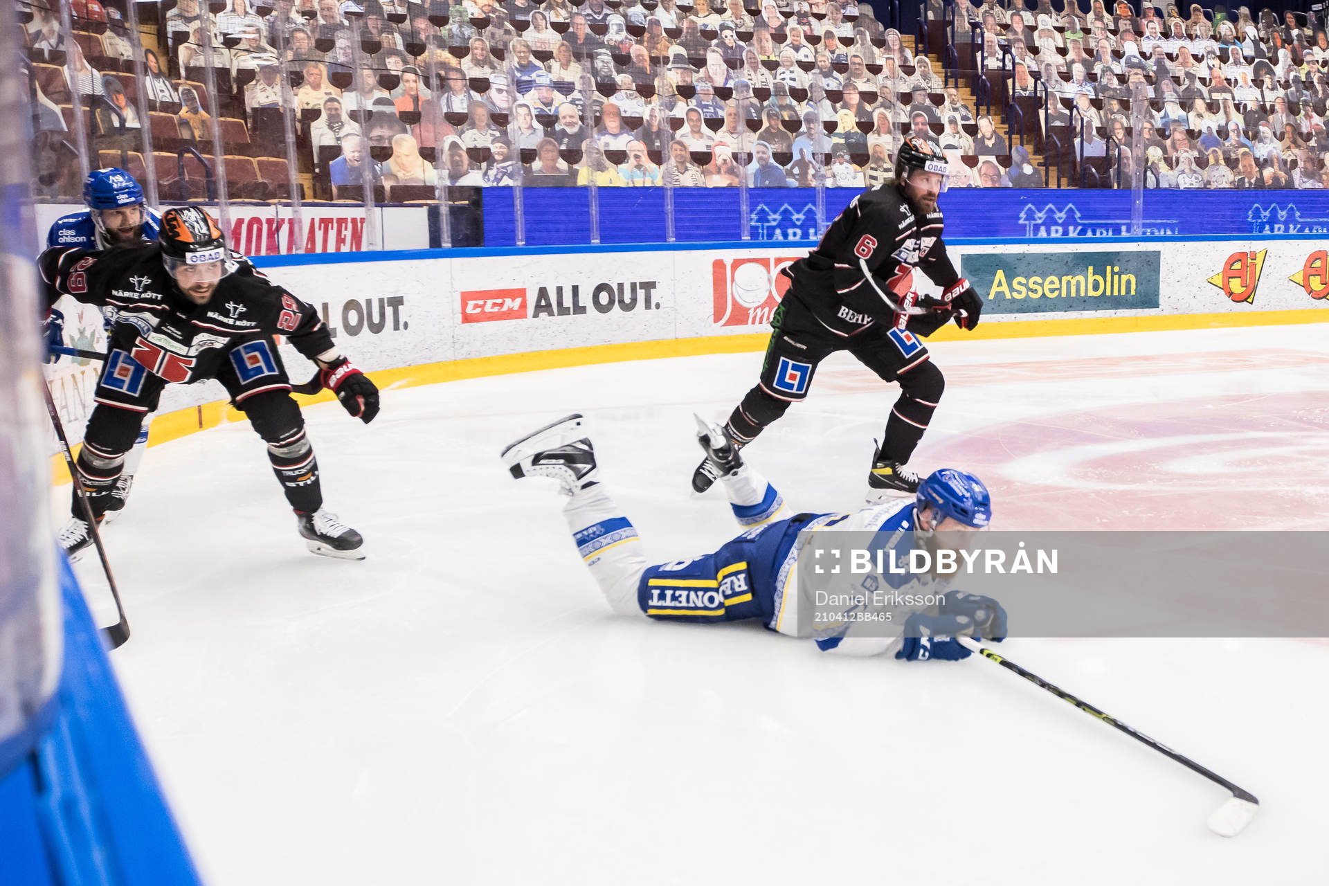 Örebros Ludvig Rensfeldt och Leksands Mattias Ritola och