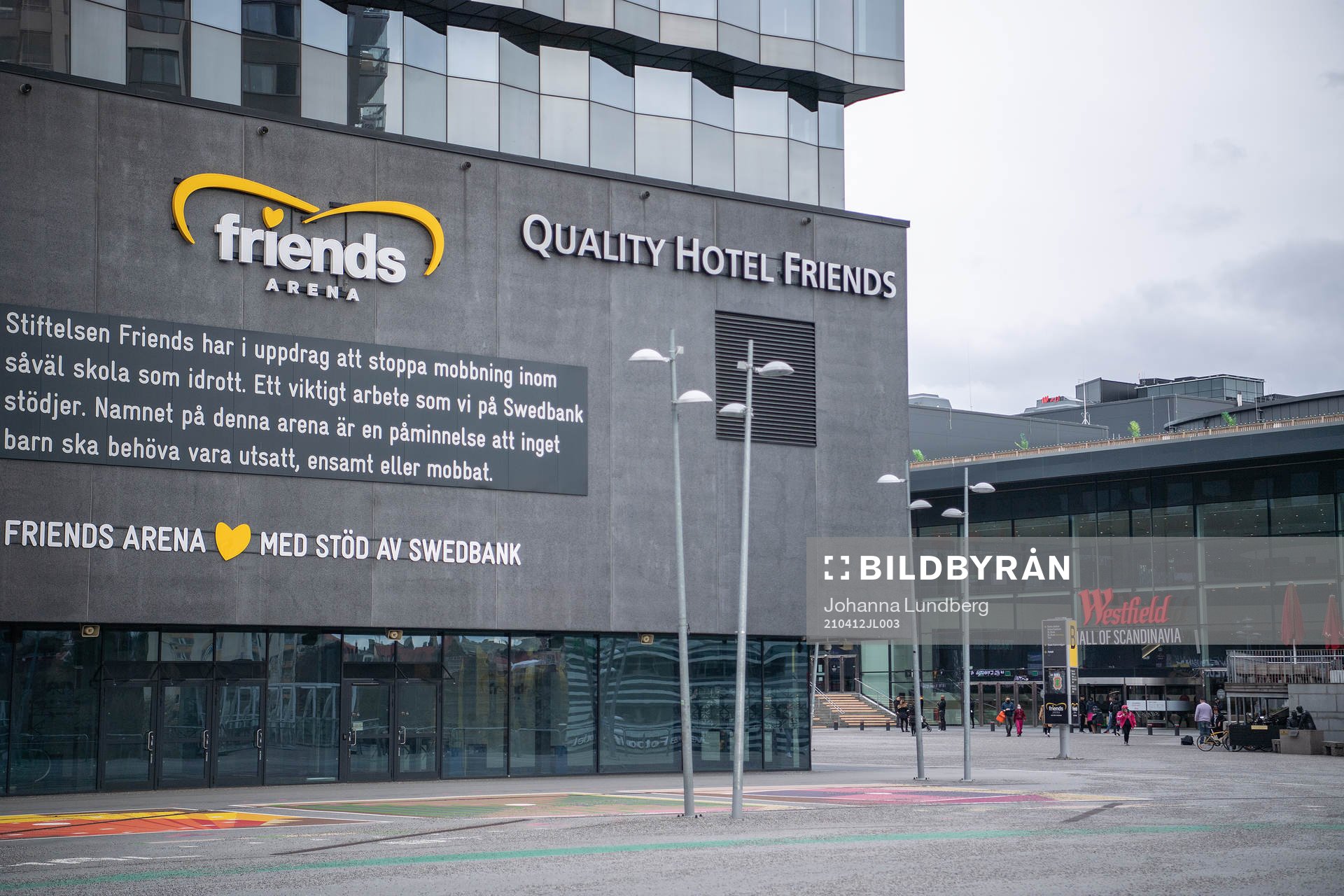 Friends arena och Mall of Scandinavia