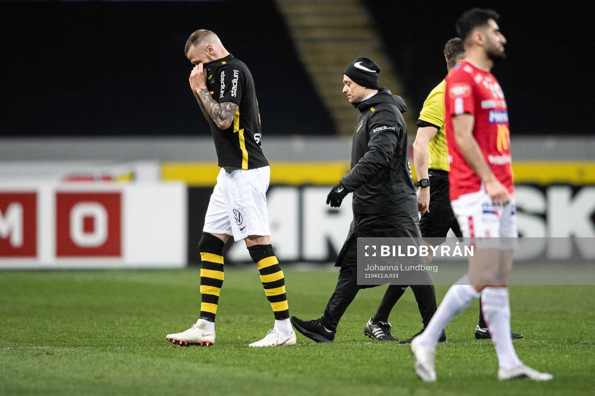 s Alexander Milosevic har ont