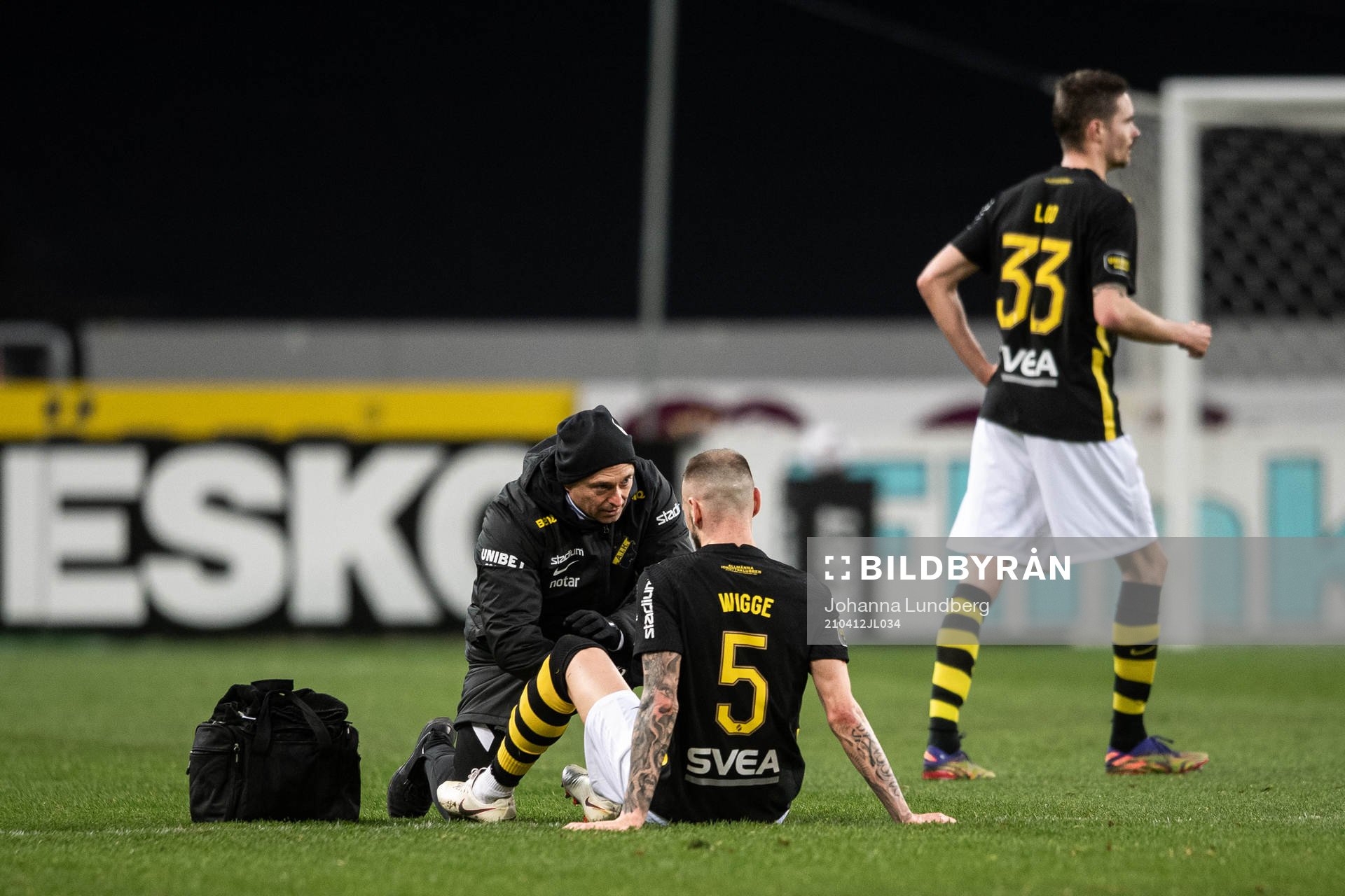 s Alexander Milosevic har ont