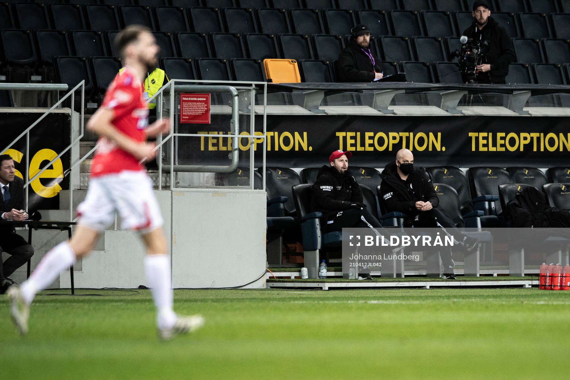 Degerfors tränare Andreas Holmberg och tränare Tobias