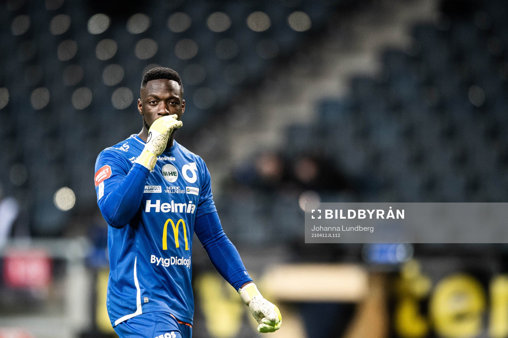 Degerfors målvakt Ismael Diawara