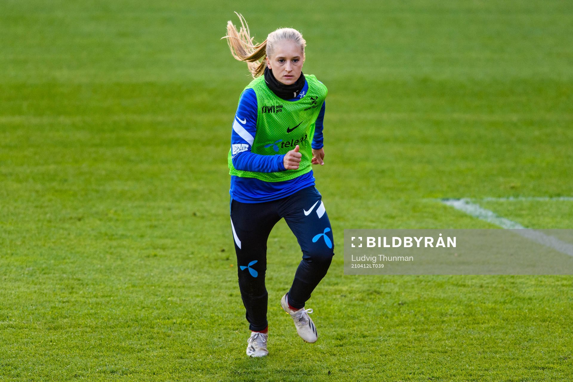 Amalie Vevle Eikeland of the Norwegian national football