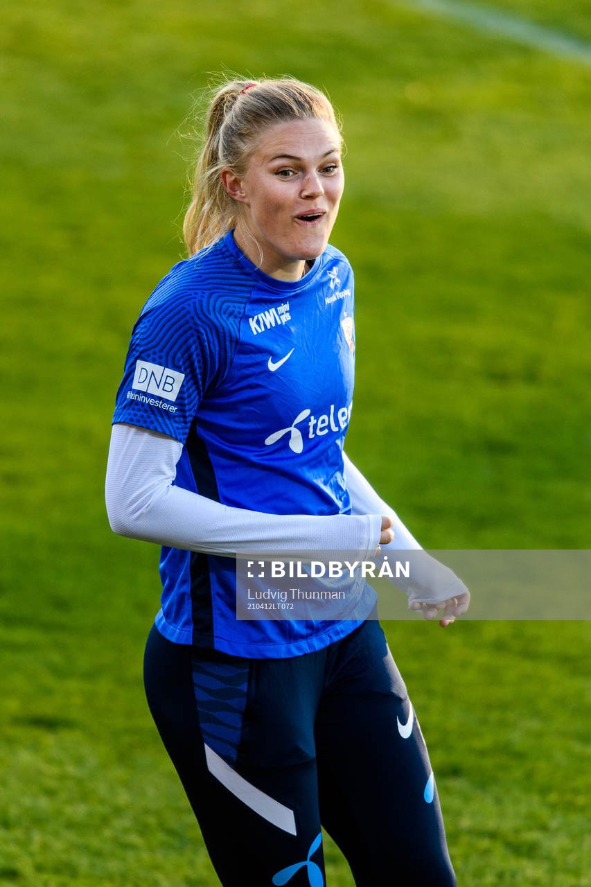 Kristine Bjørdal Leine of the Norwegian national football