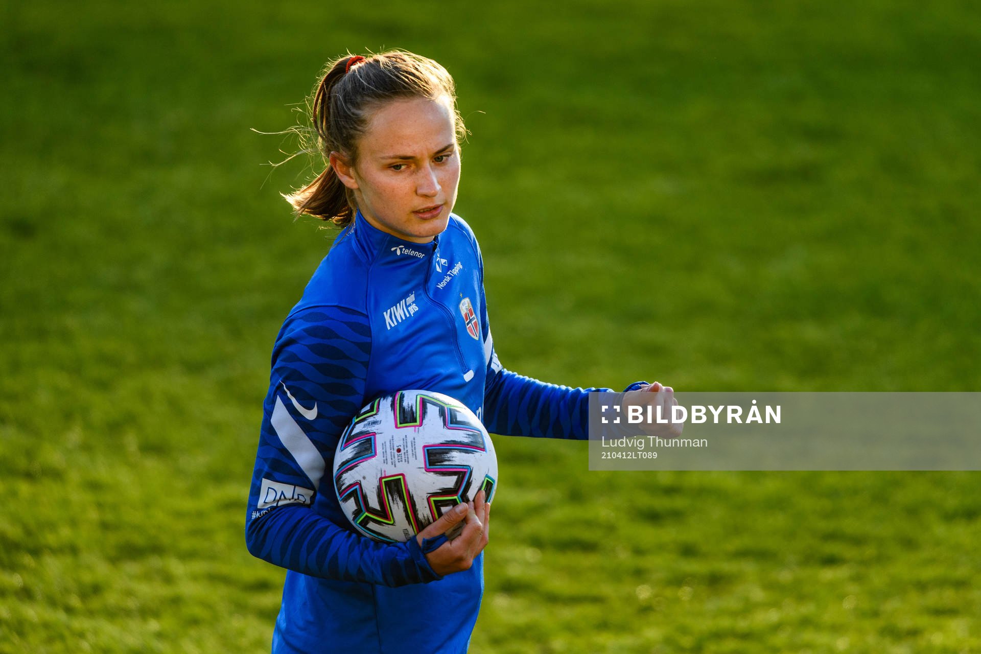 Caroline Graham Hansen of the Norwegian national football