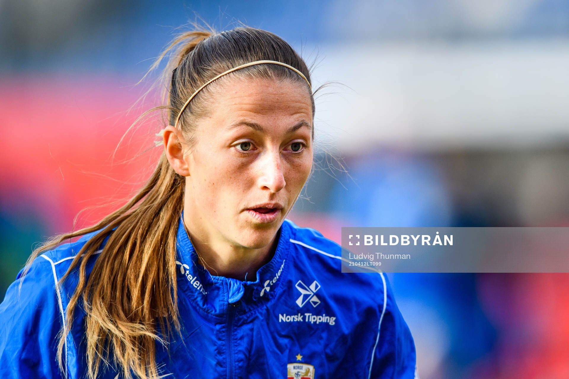Goalkeeper Cecilie Fiskerstrand of the Norwegian national