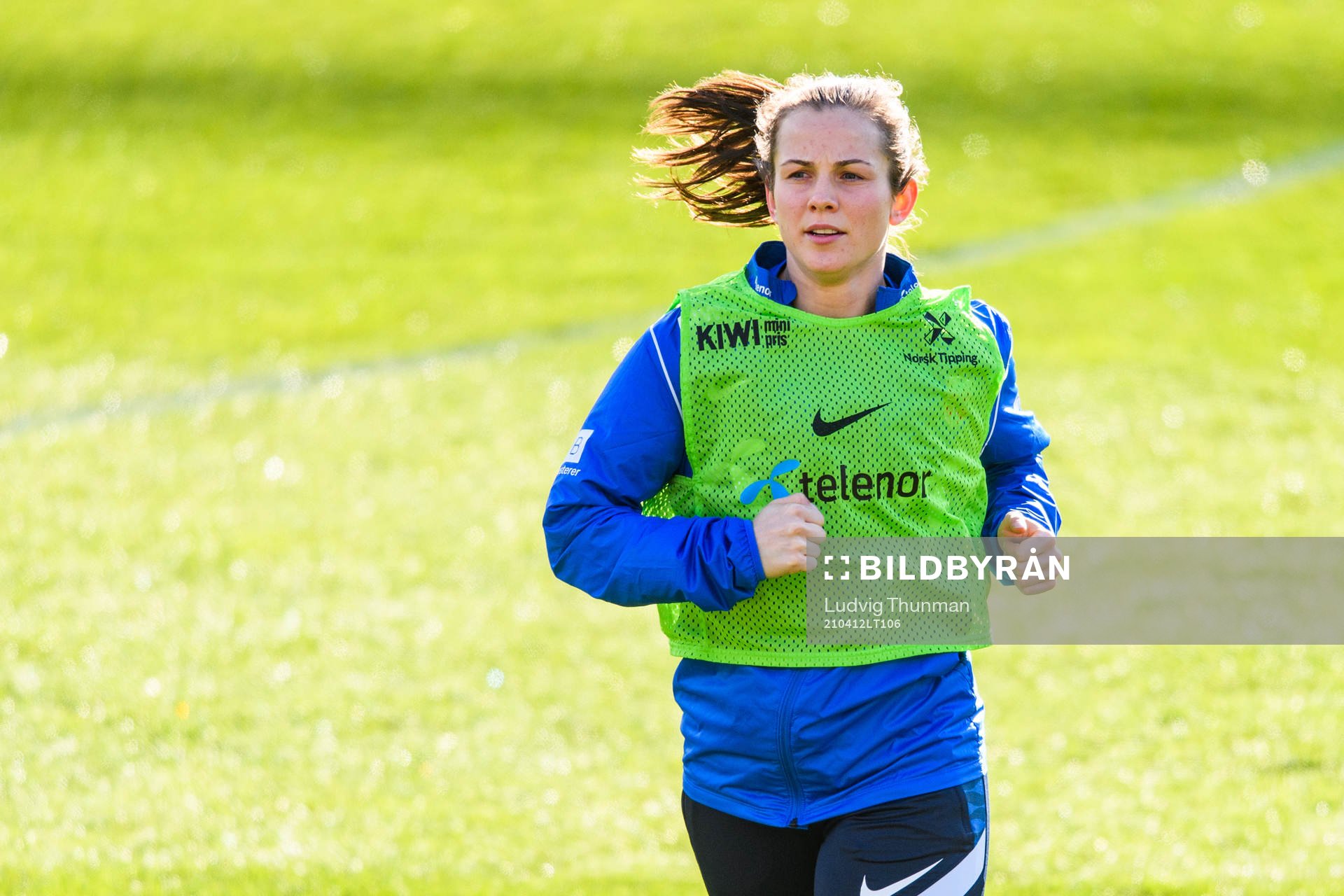Tuva Hansen of the Norwegian national football team