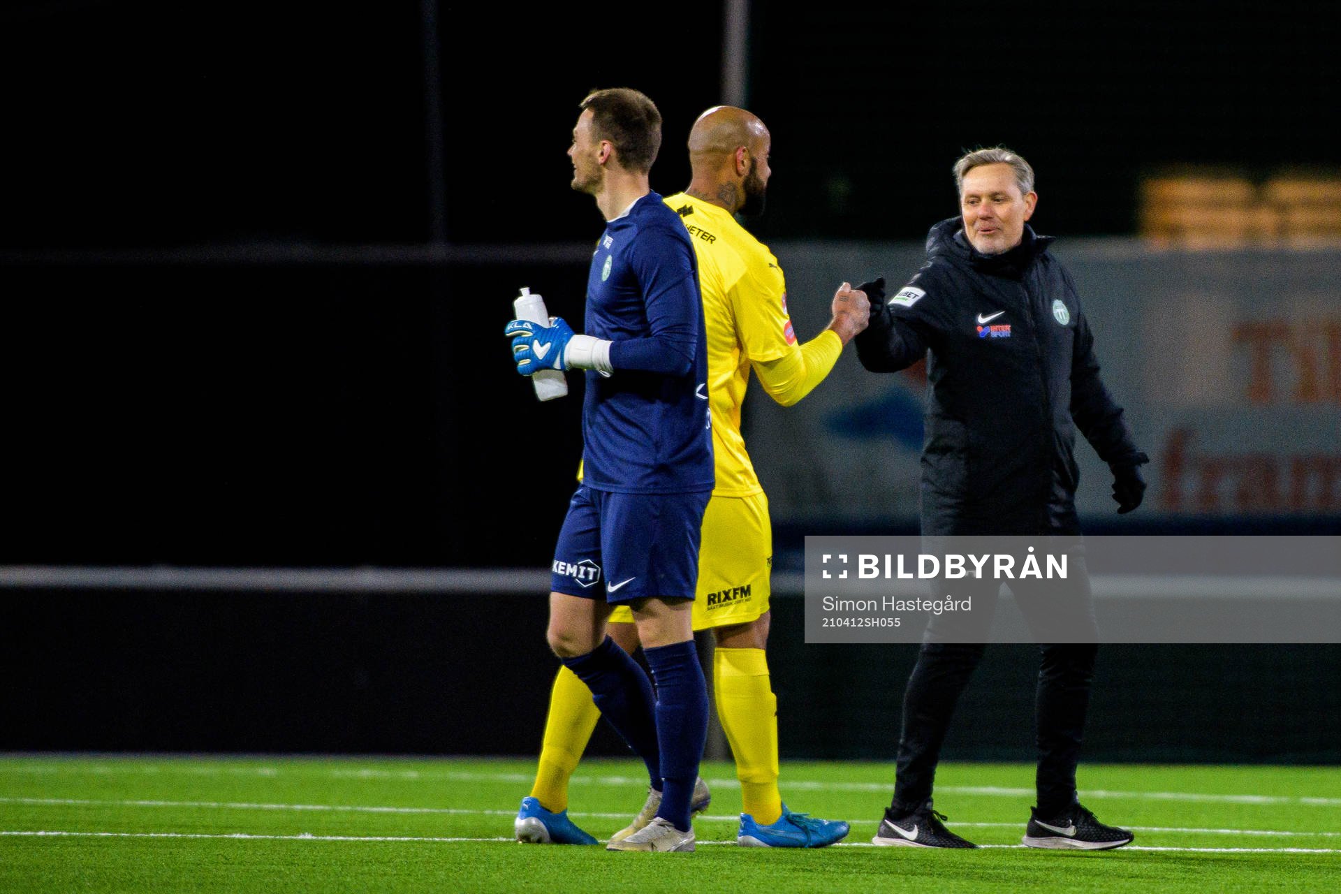 AFC Eskilstunas målvakt Joshua Wicks, Västerås målvakt