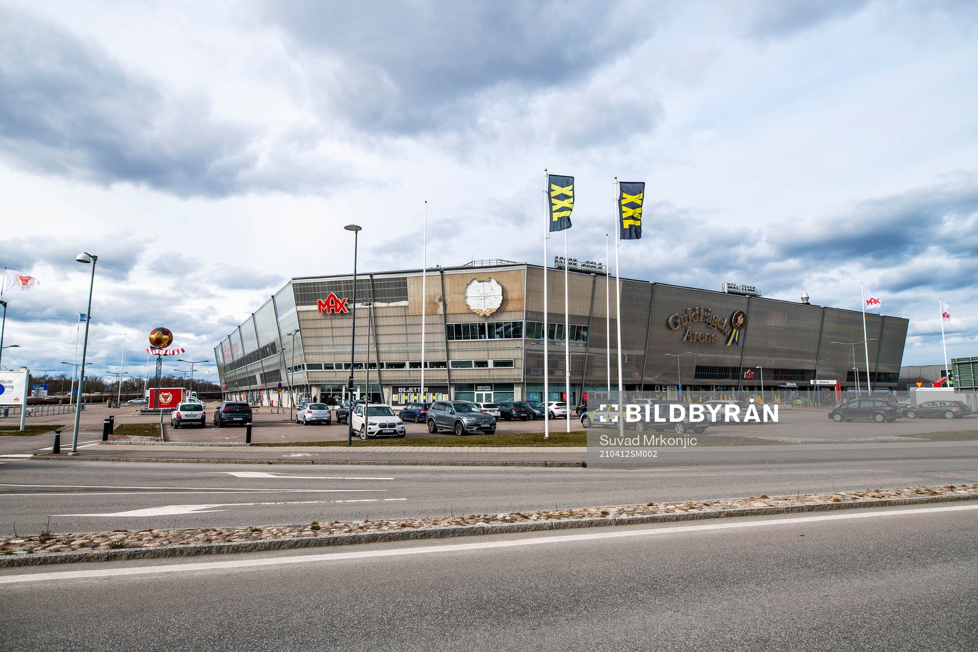 Exteriörbild av Guldfågeln Arena