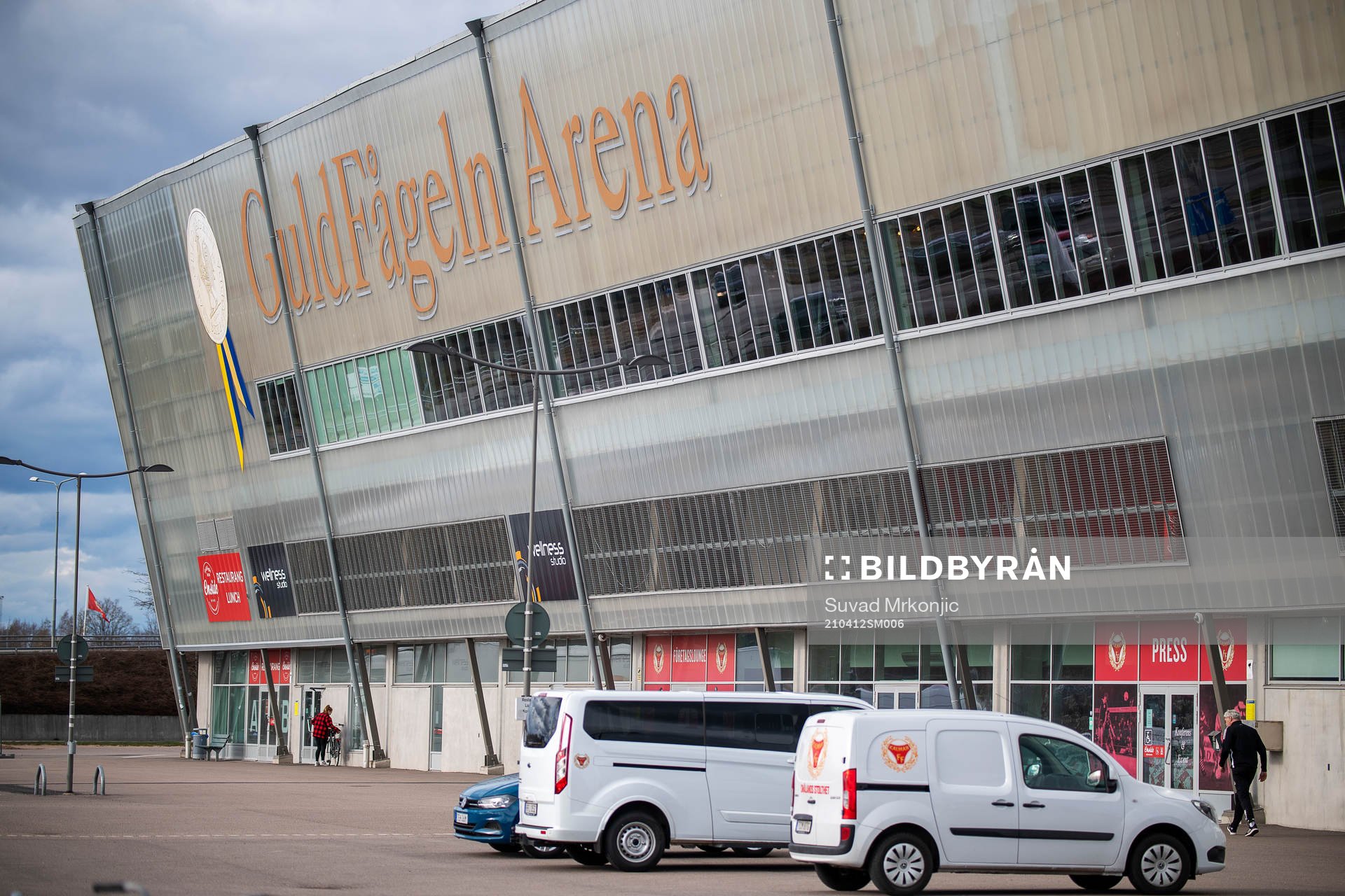 Exteriörbild av Guldfågeln Arena