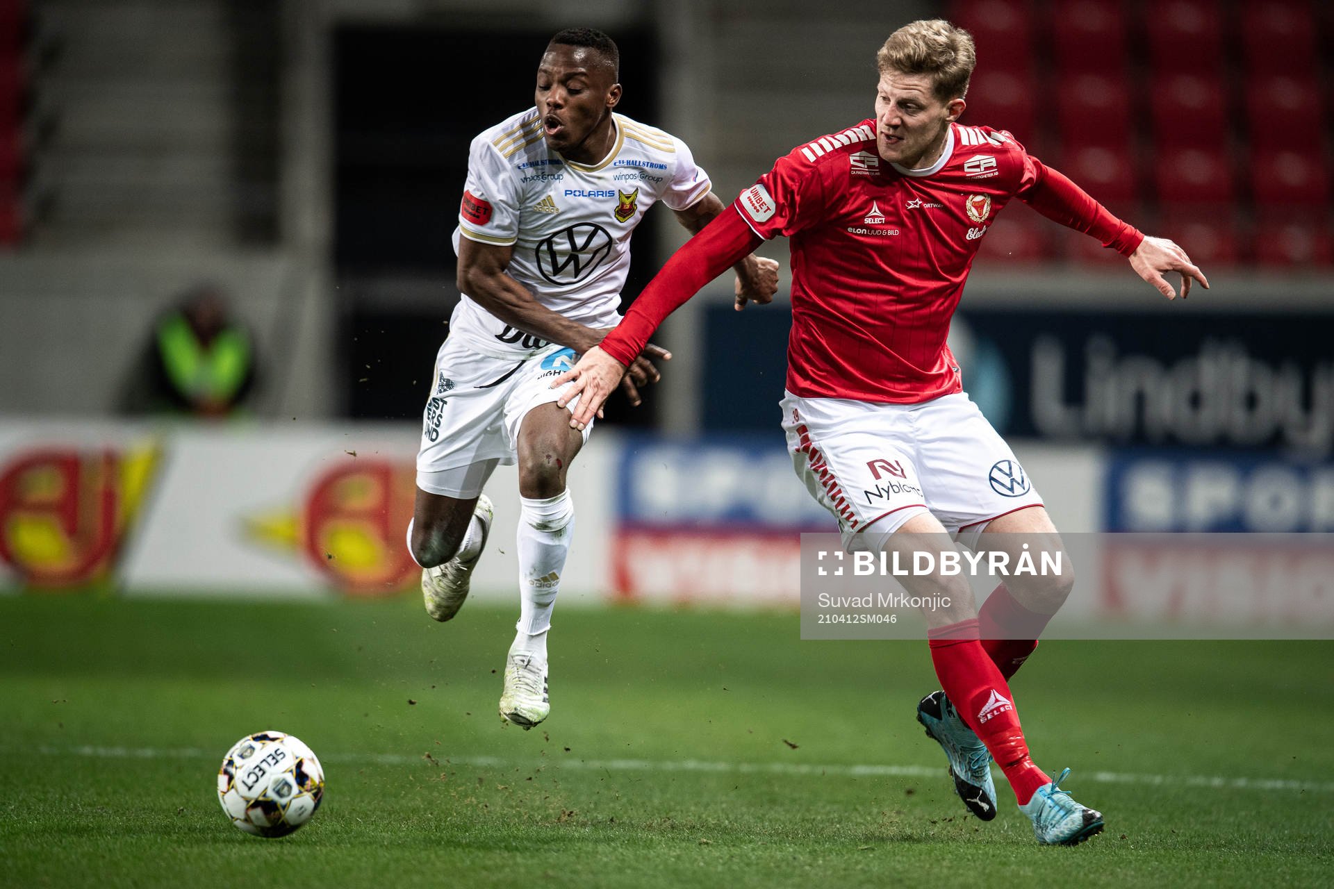 Östersunds Blair Turgott och Kalmars Lars Saetra