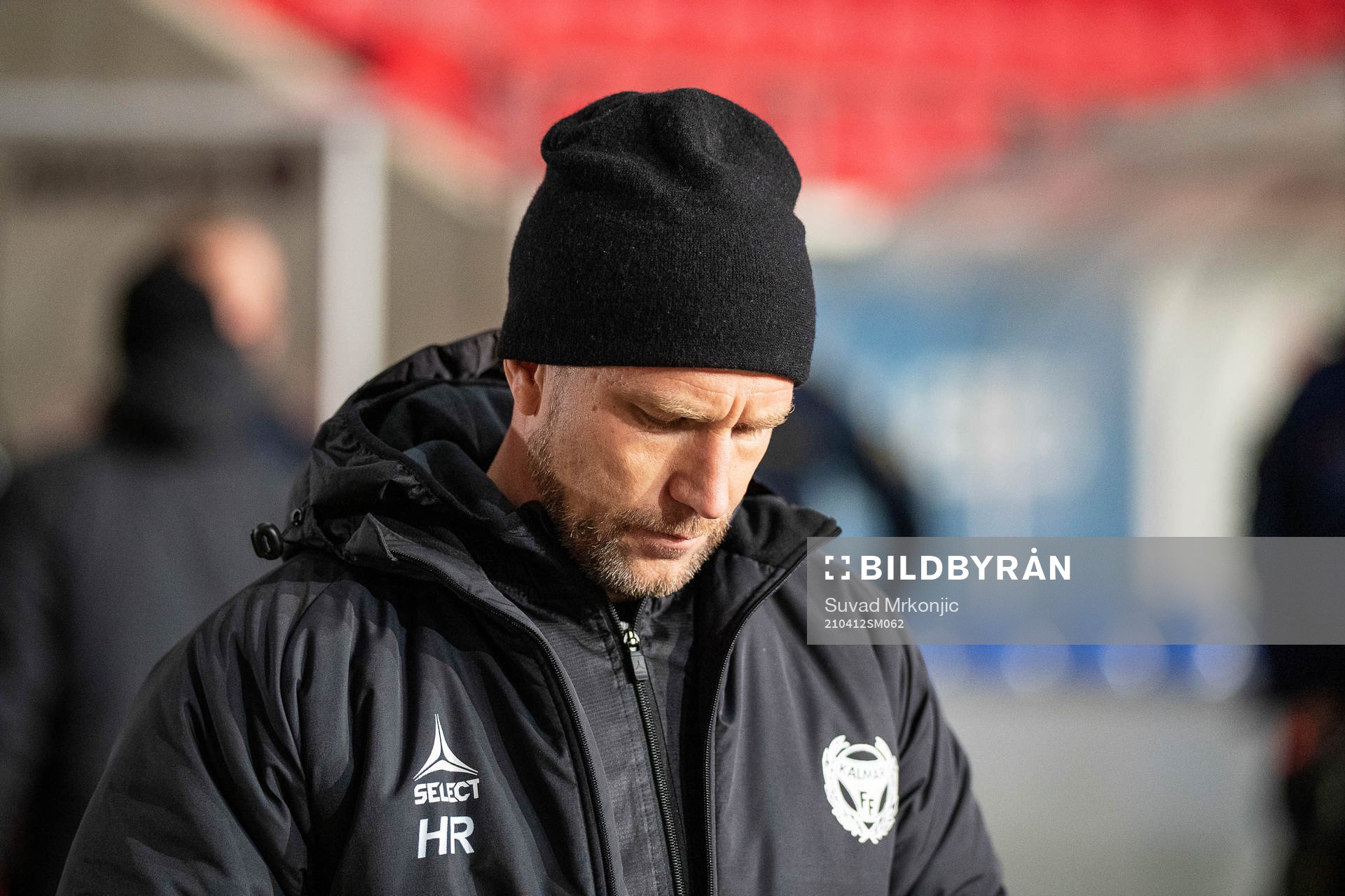 Kalmars tränare Henrik Rydström under fotbollsmatchen i Allsvenskan mellan Kalmar och Östersund den 12 april 2021 i Kalmar. 