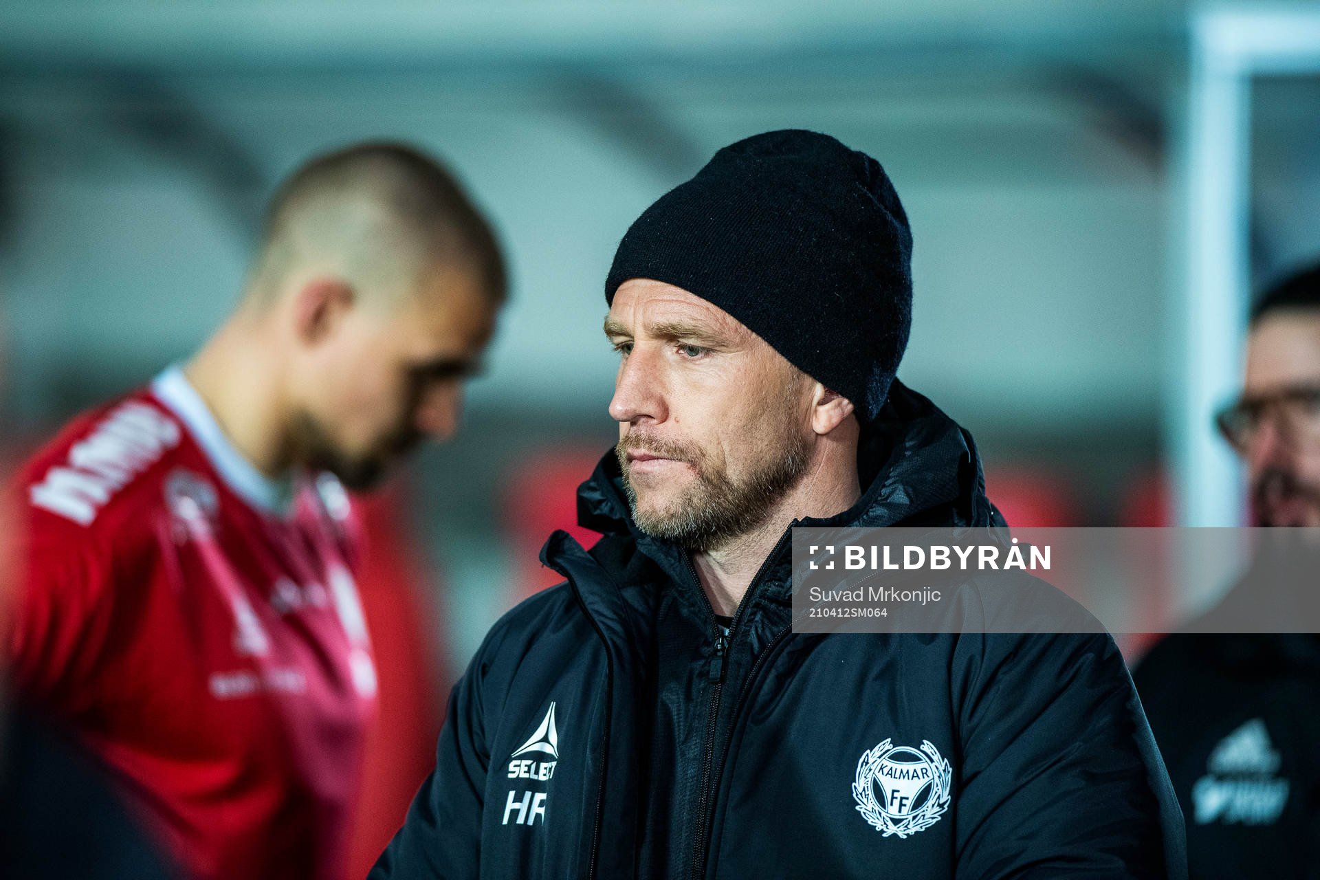 Kalmars tränare Henrik Rydström under fotbollsmatchen i Allsvenskan mellan Kalmar och Östersund den 12 april 2021 i Kalmar. 