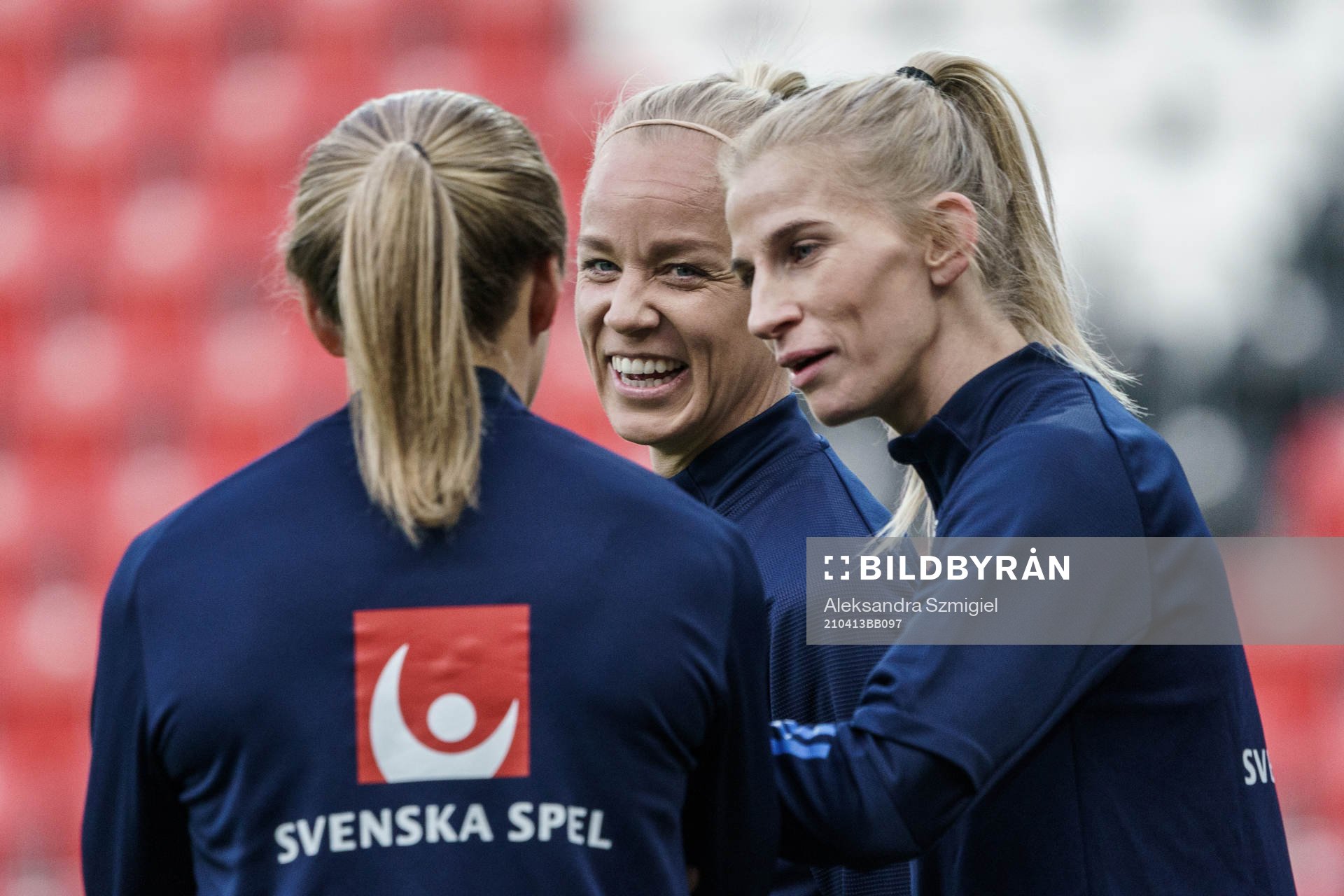 Caroline Seger of Sweden prior to the women's international