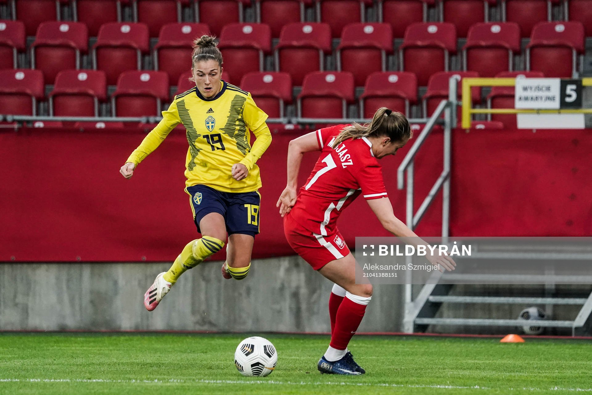 Filippa Angeldal of Sweden and Małgorzata Mesjasz of Poland