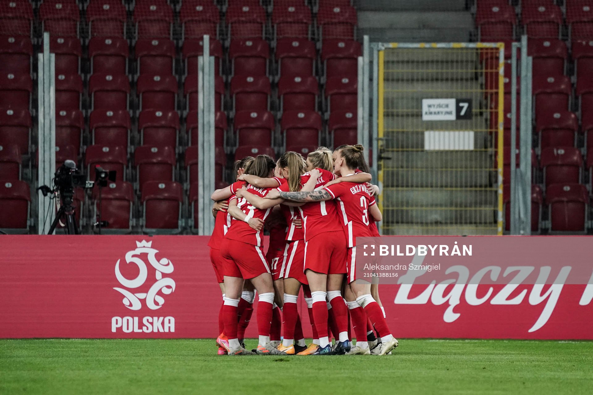 Players of Poland celebrate