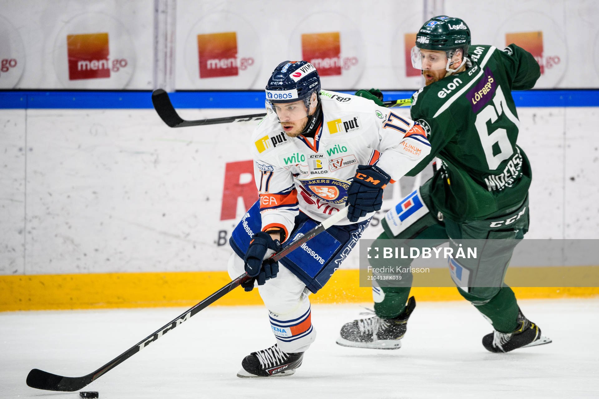 Växjös Emil Forslund och Färjestads Pontus Widerström